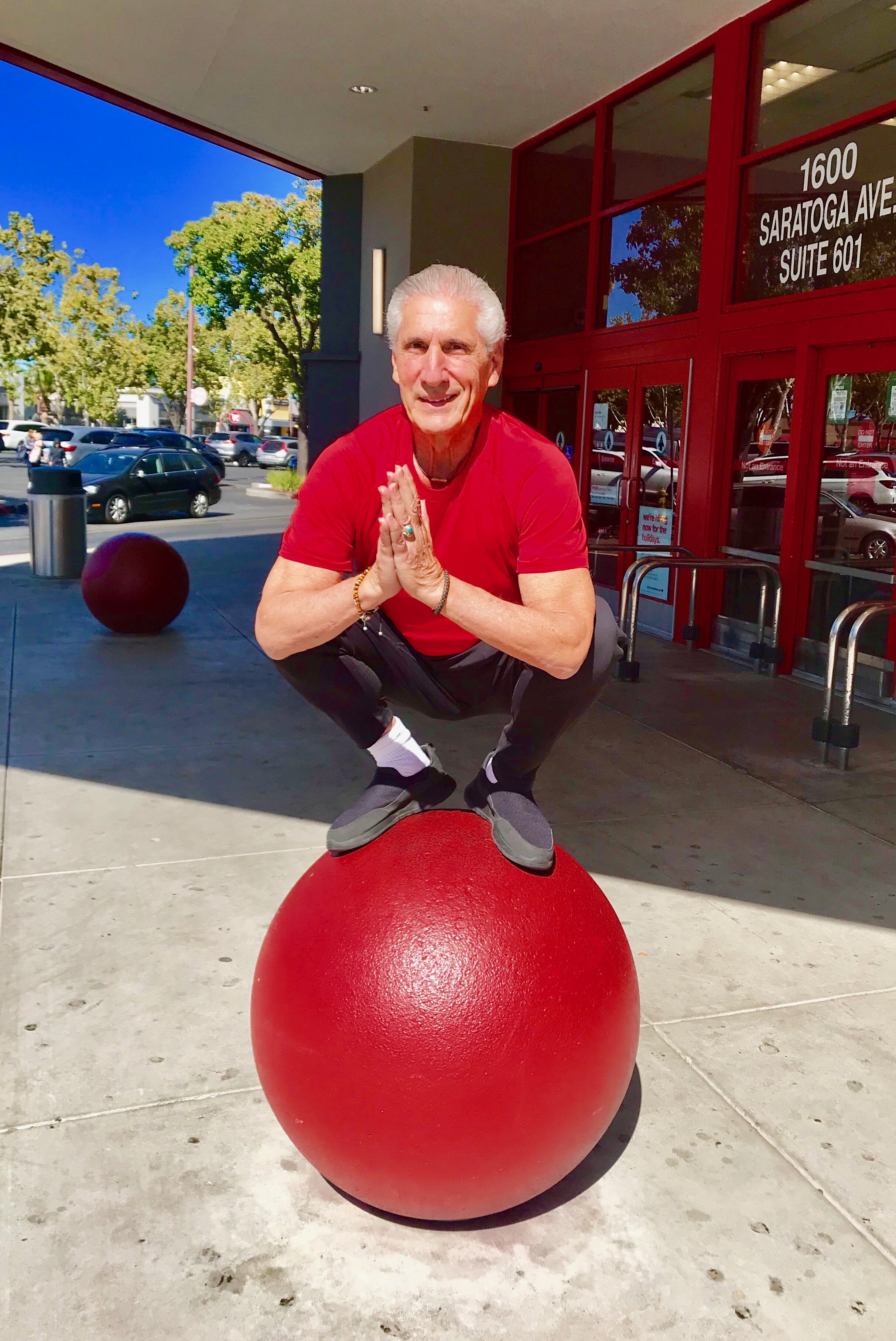 Yoga Pose with Namaste