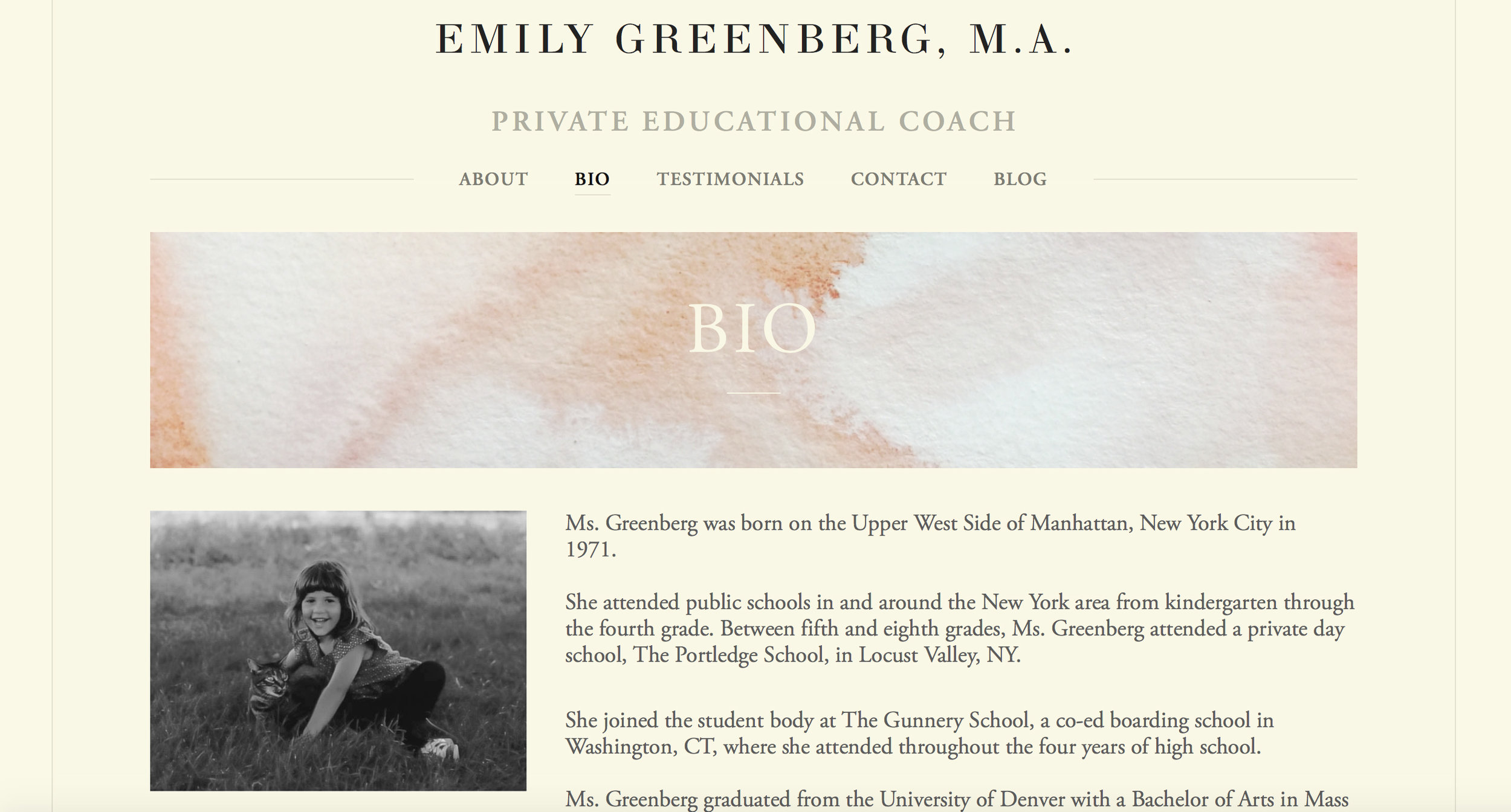 Emily Greenberg Website | www.emily-greenberg.com