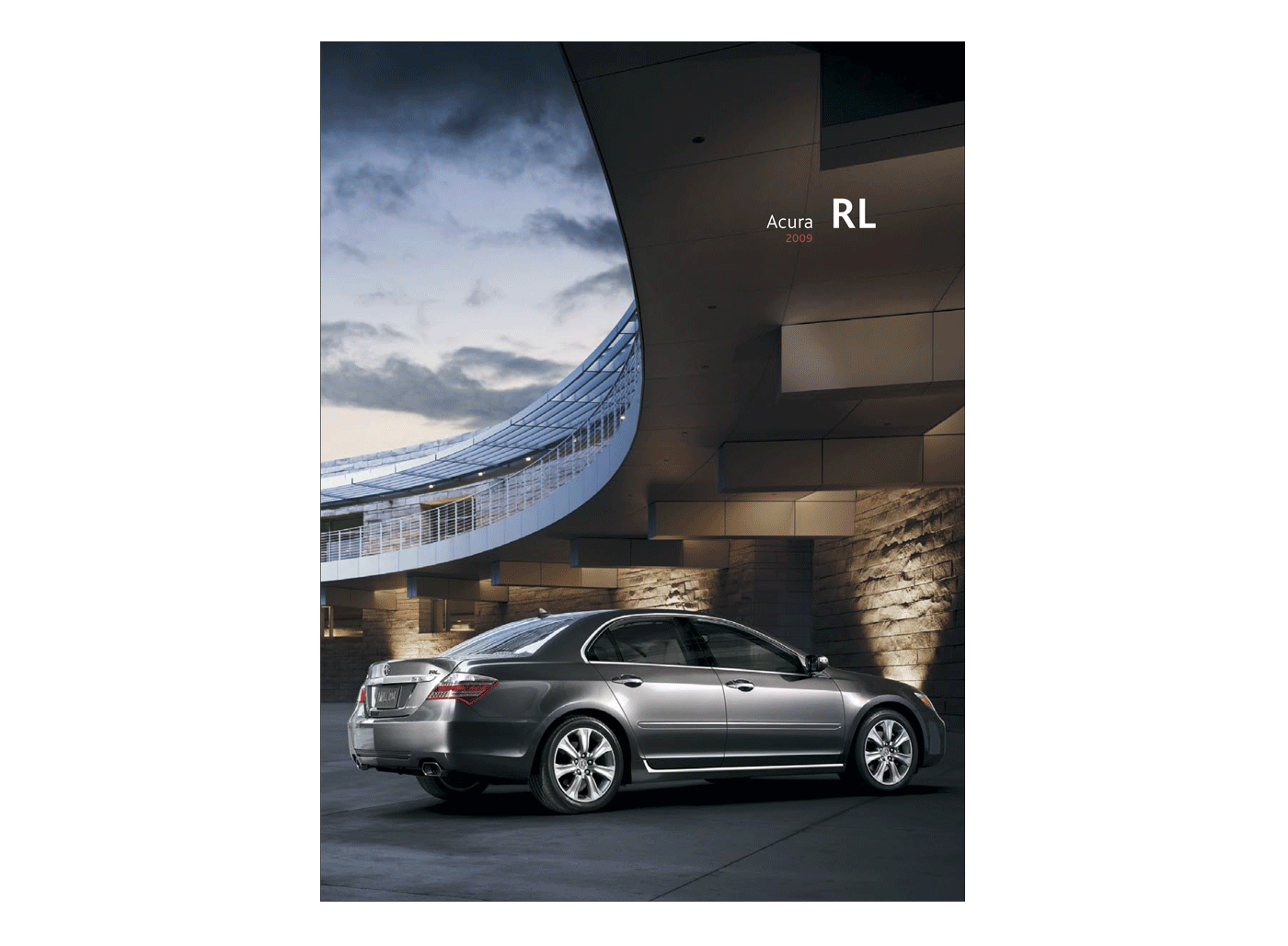 Acura RL Sales Literature