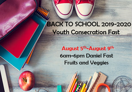 Back to School Consecration 2019