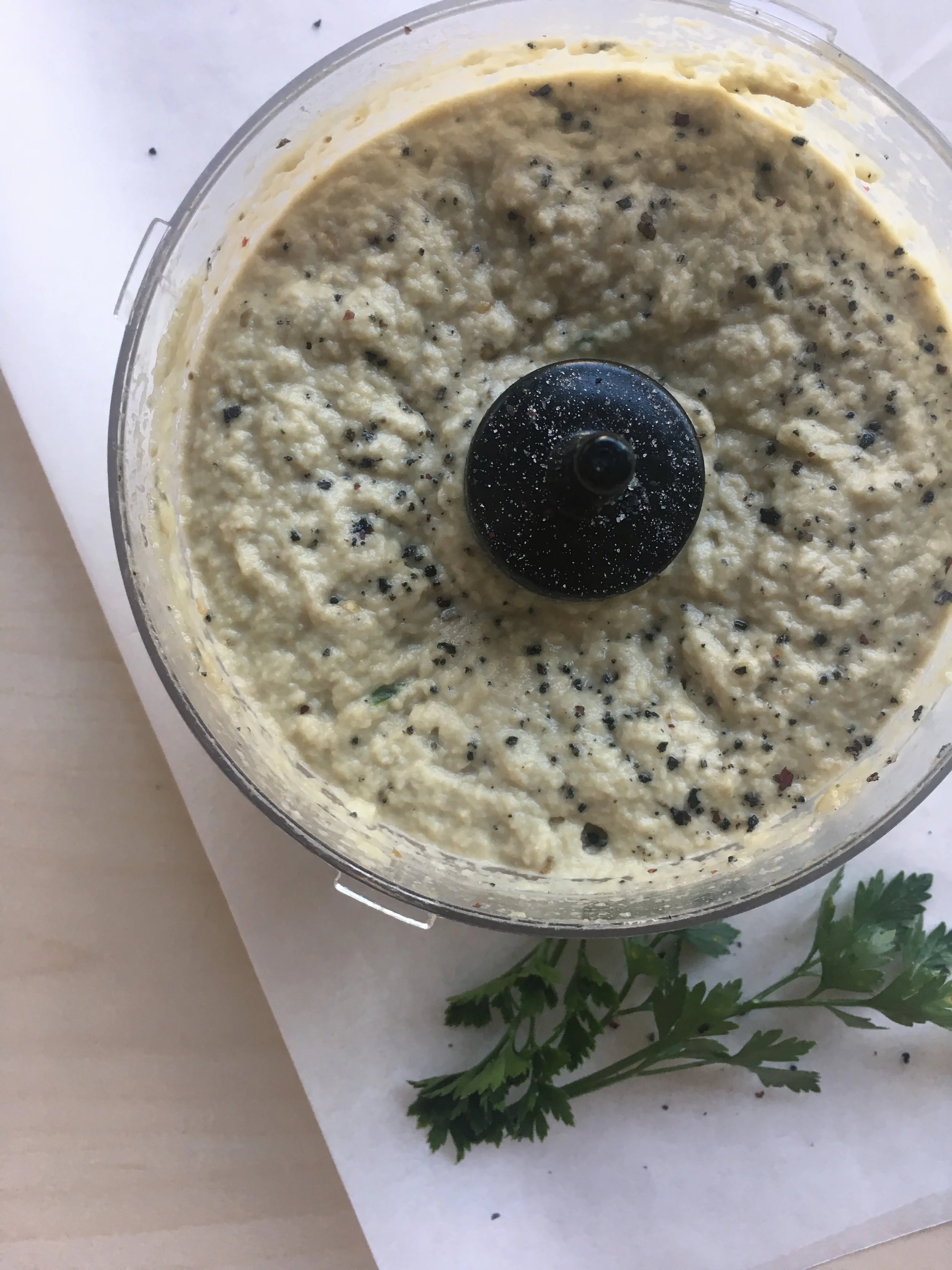 Smoked Eggplant Dip (vegan, GF)