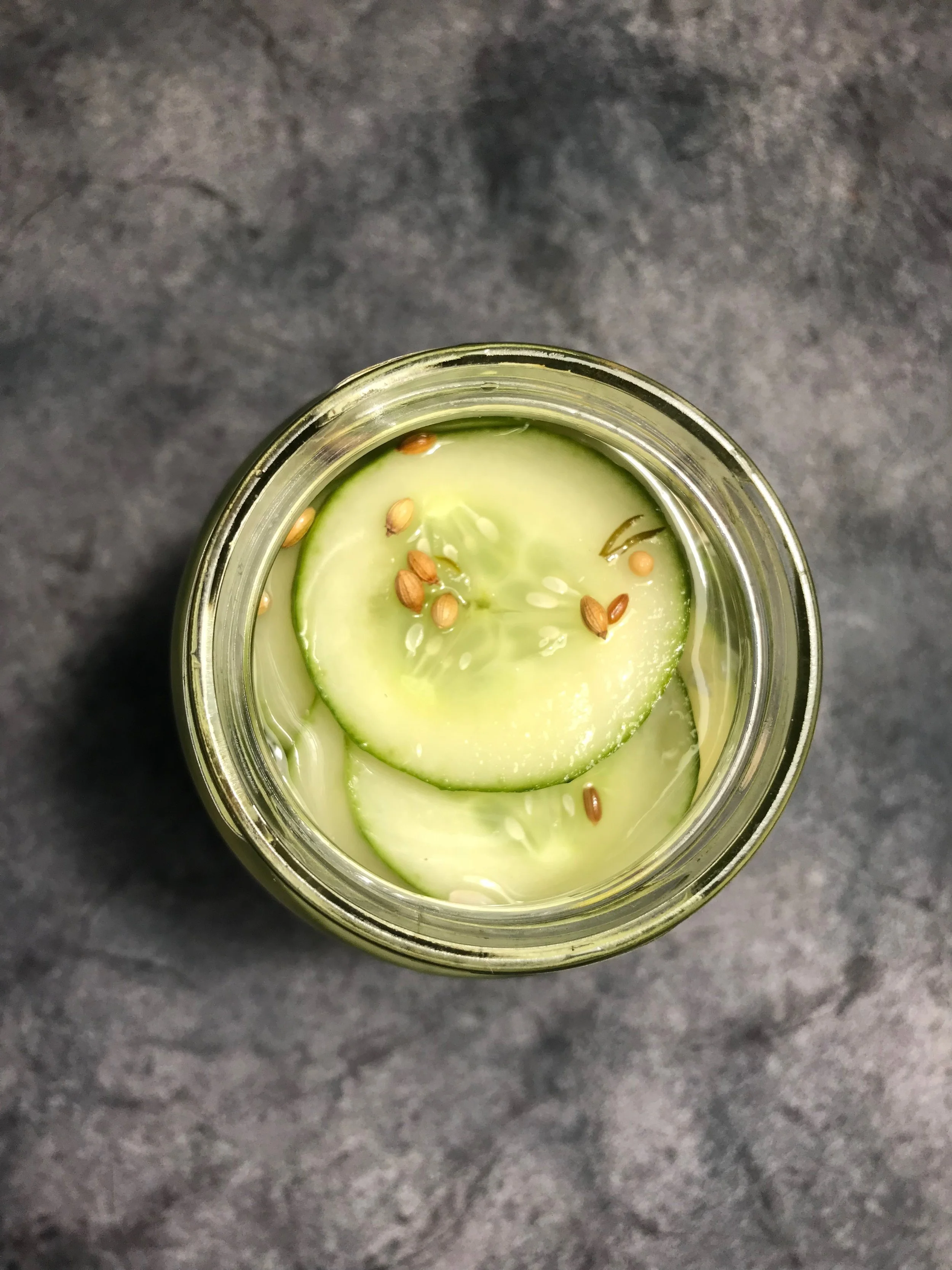 Quick Pickled Cucumbers