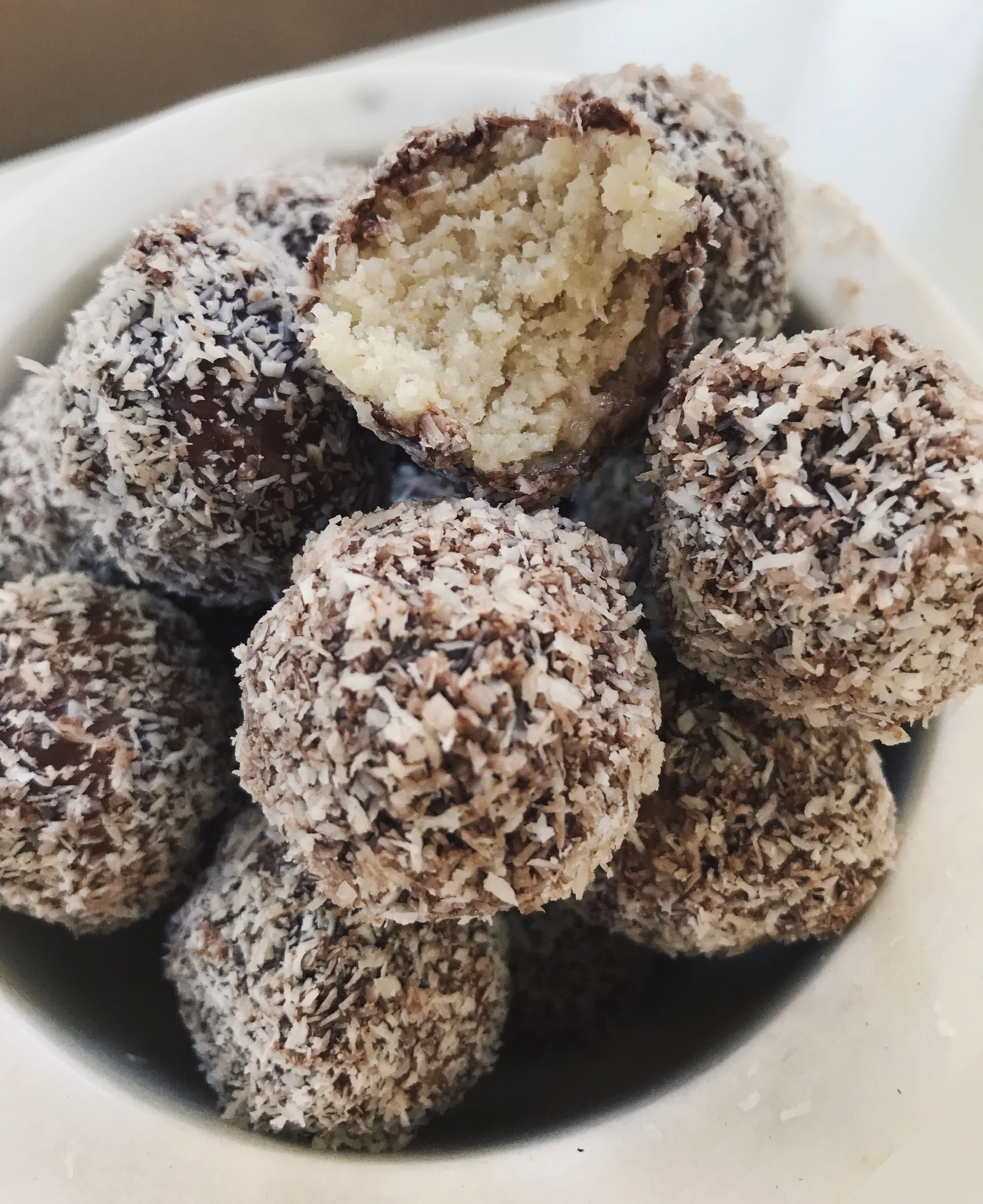 Lamington Bliss Ball Recipe