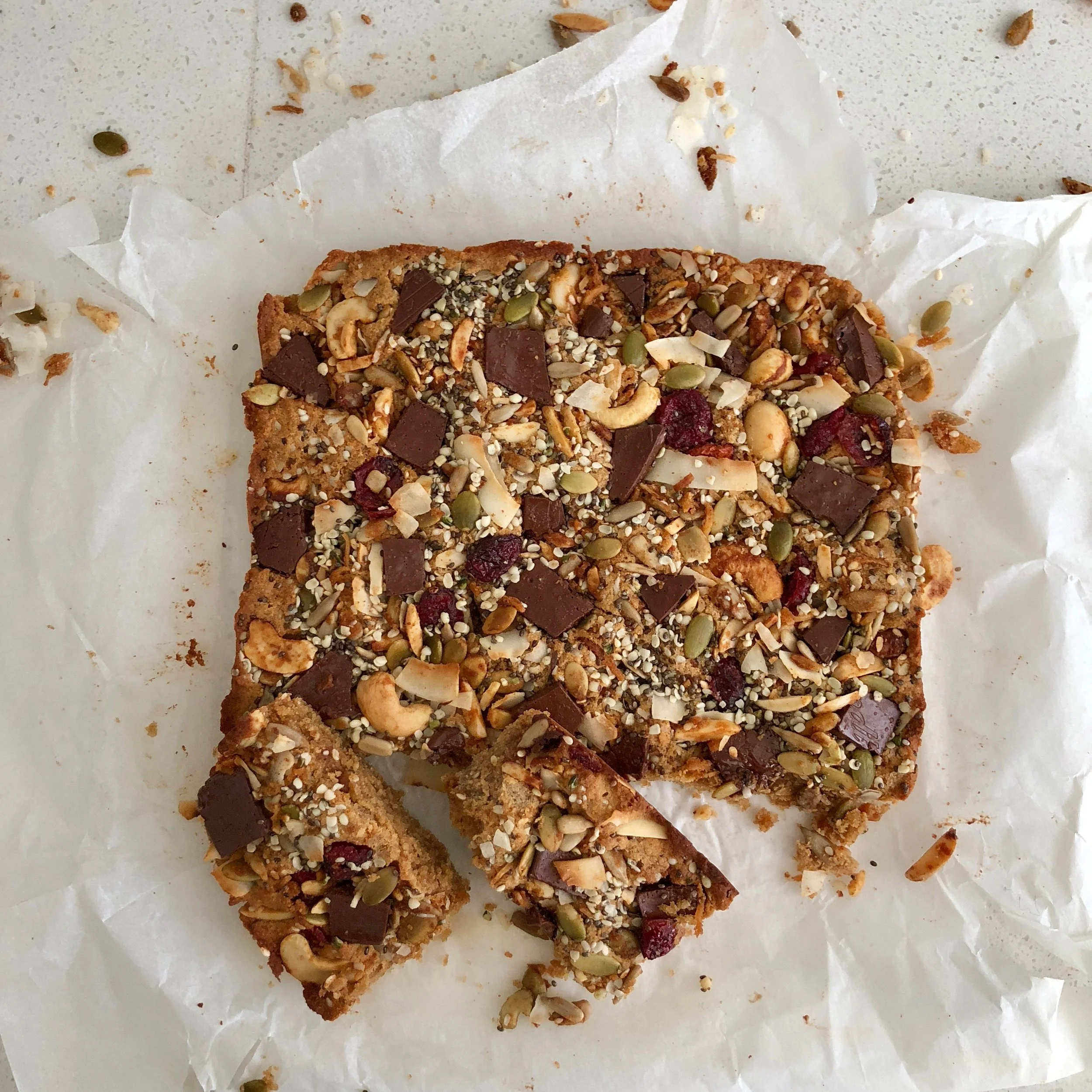 Choc Granola Slice