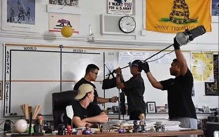 Our 2nd AC @liam_4st standing in for us while we set up the lights #bts #BROKEshortFILM
Class Clown BTS! #BROKEshortFILM
&bull;
&bull;
#behindthescenes #bts #btstuesday #crew #artist #screenplays #shortfilm #comedy #dramedy #broke #film #movie #art #