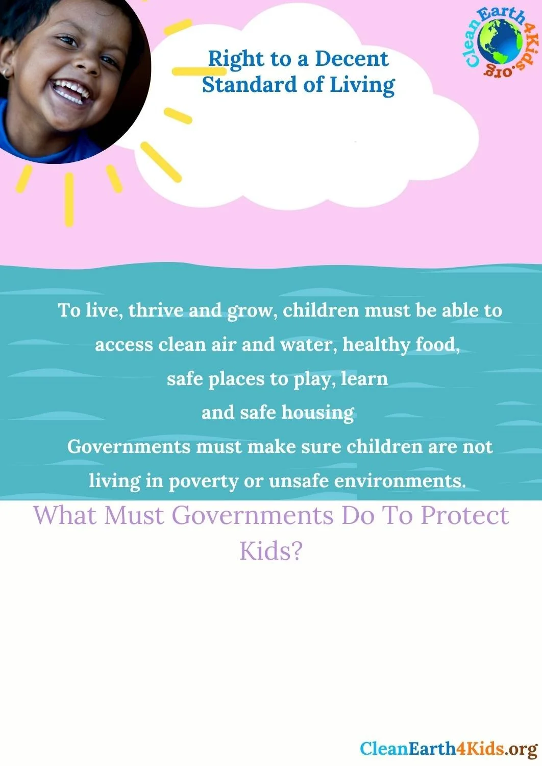 UN Child Rights and the Environment — CleanEarth4Kids.org