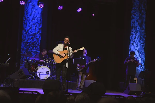 Jason Crabb performs during the 2018 Kentucky Music Hall of Fame Induction Ceremony on Friday, May 11, 2018 in Mount Vernon, KY at the Renfro Valley Entertainment Center. Photo courtesy Conduit Media