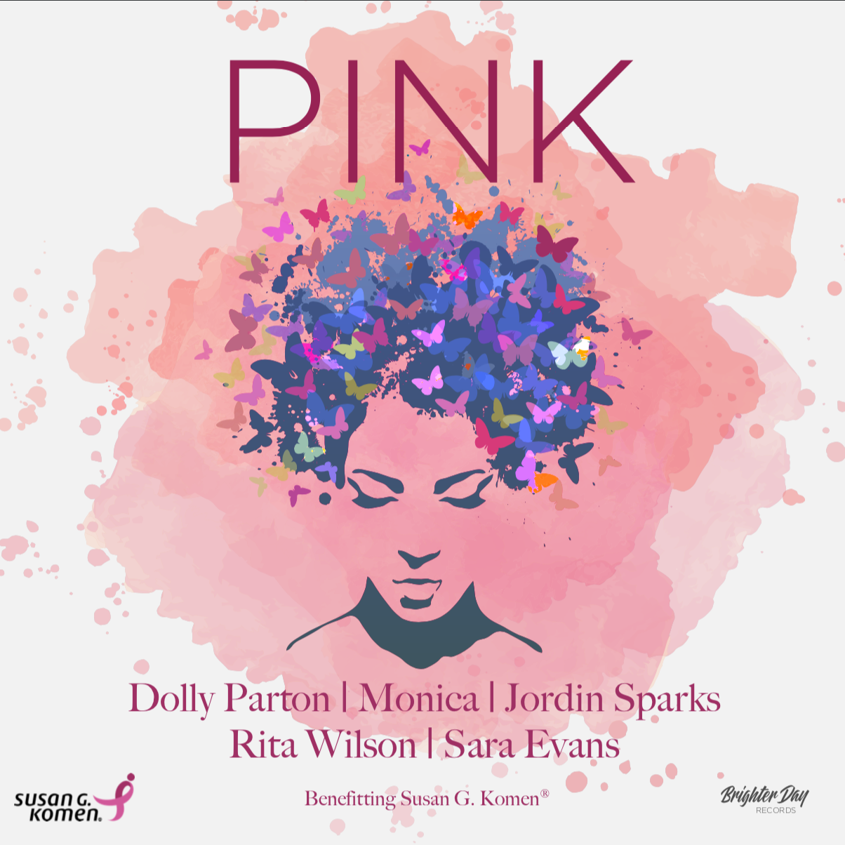 Dolly Parton, Monica, Jordin Sparks, Rita Wilson and Sara Evans Unite In All Star Collaboration for New Song "PINK" Benefiting Susan G. Komen for the Cure