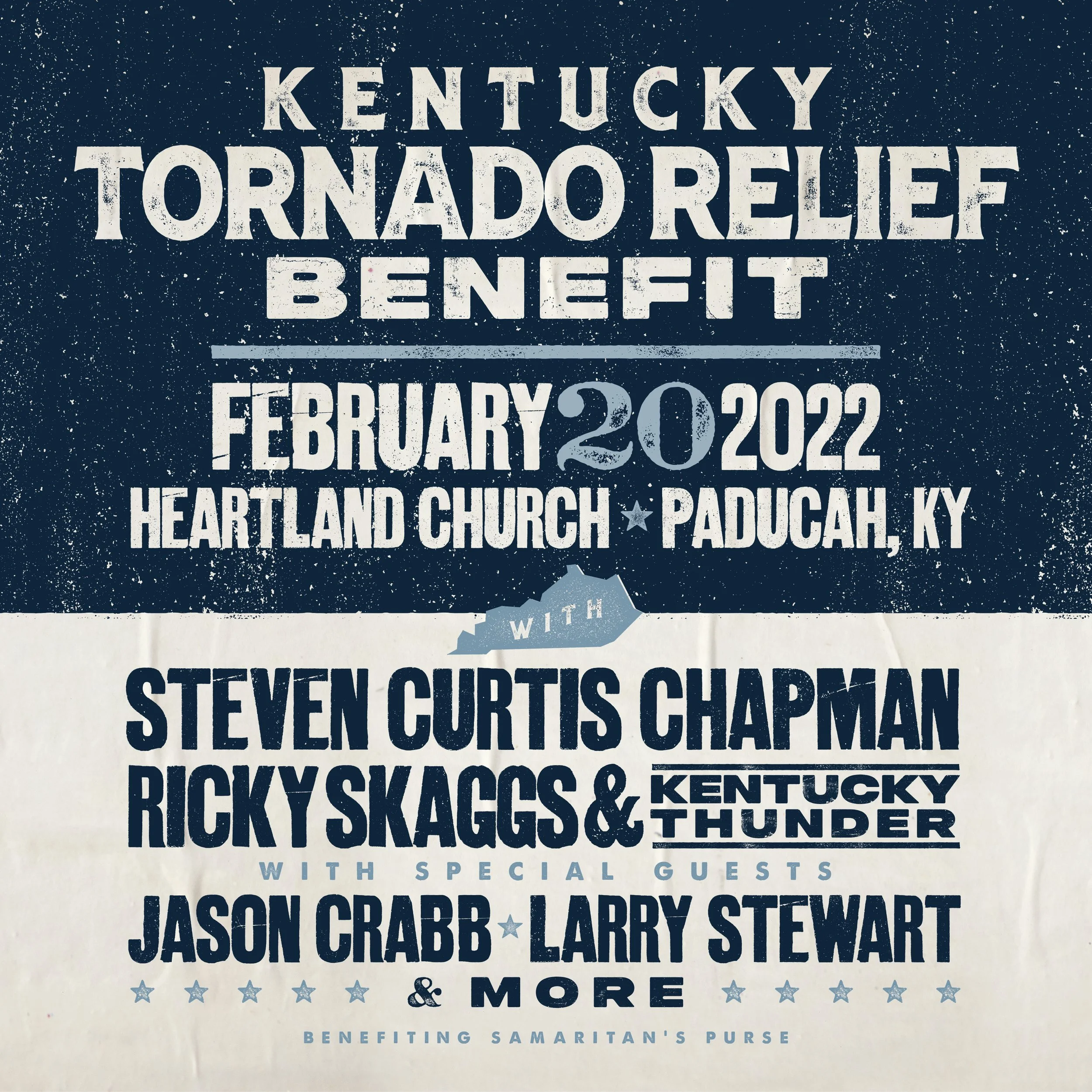 STEVEN CURTIS CHAPMAN &amp; RICKY SKAGGS TO HOST KENTUCKY TORNADO RELIEF BENEFIT CONCERT ON FEB. 20 