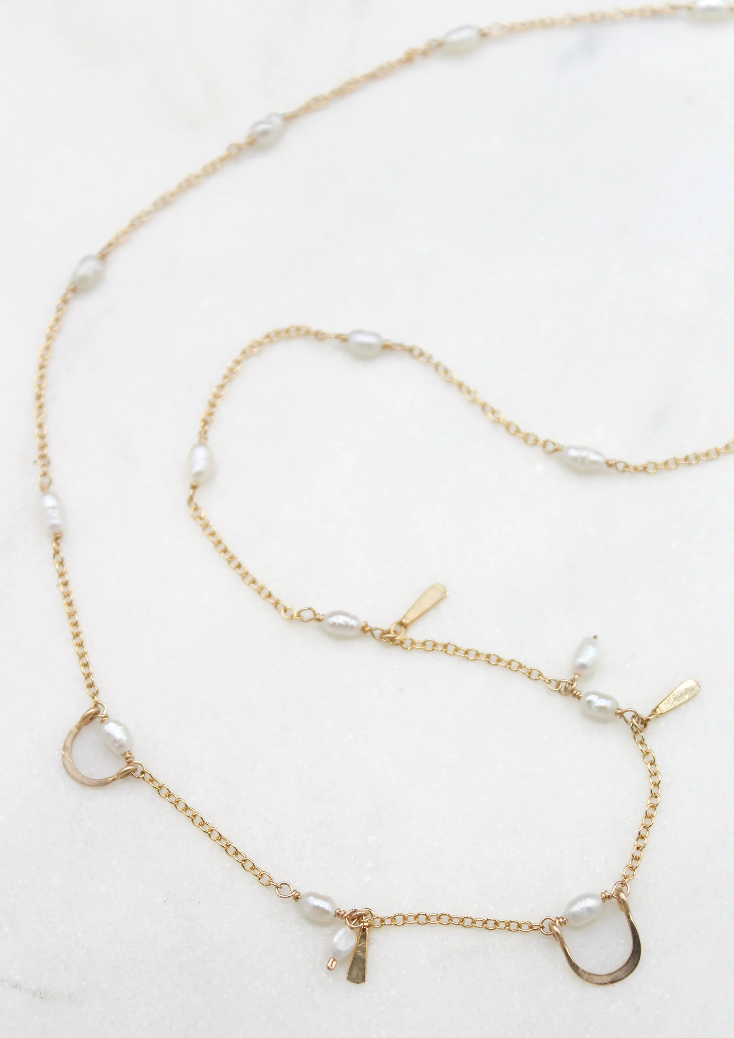 Pearl by the inch necklace