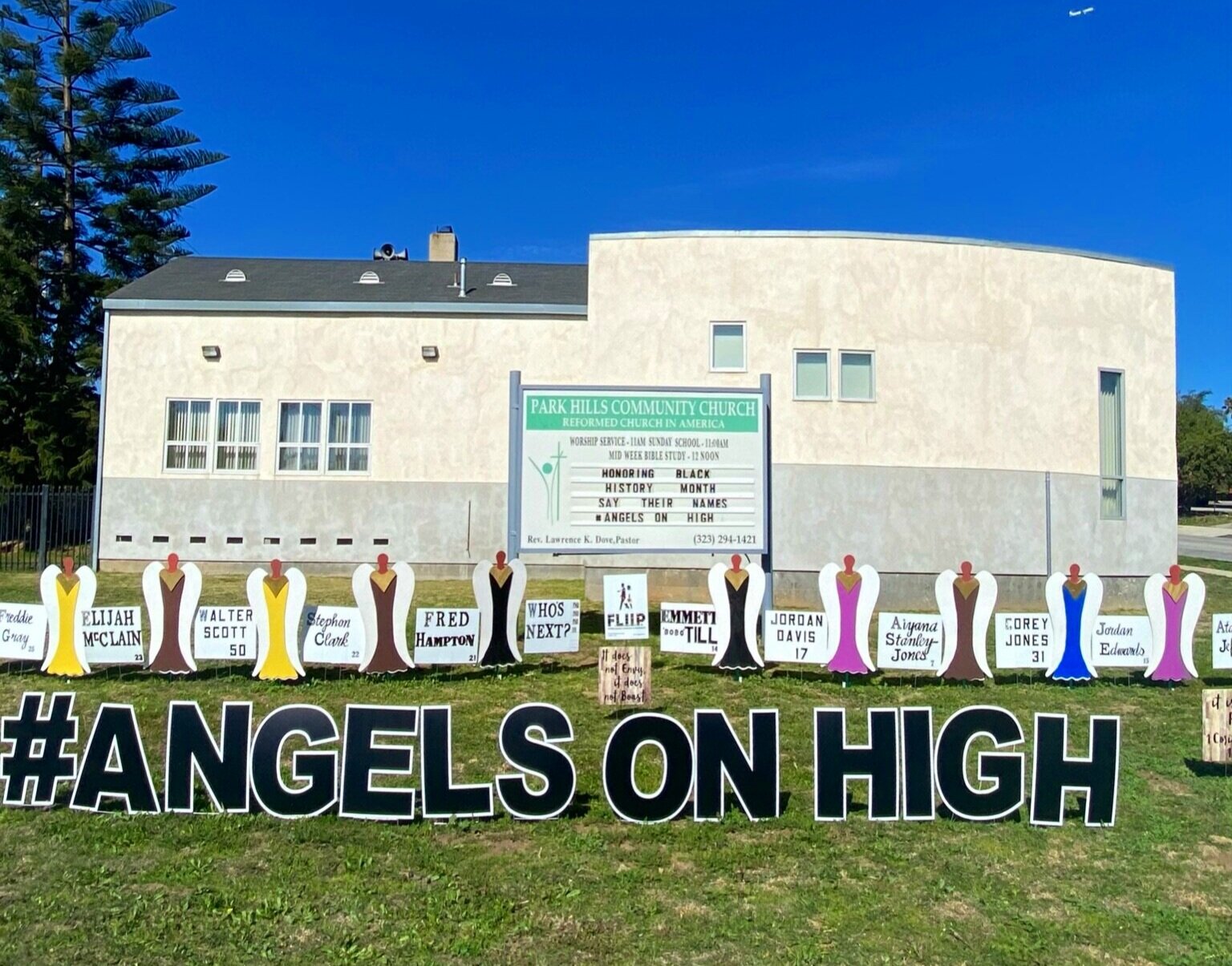  #AngelsOnHigh  The tribute is presented to remember just a few of our Angels who have earned their wings due to systemic racism.  Learn More 