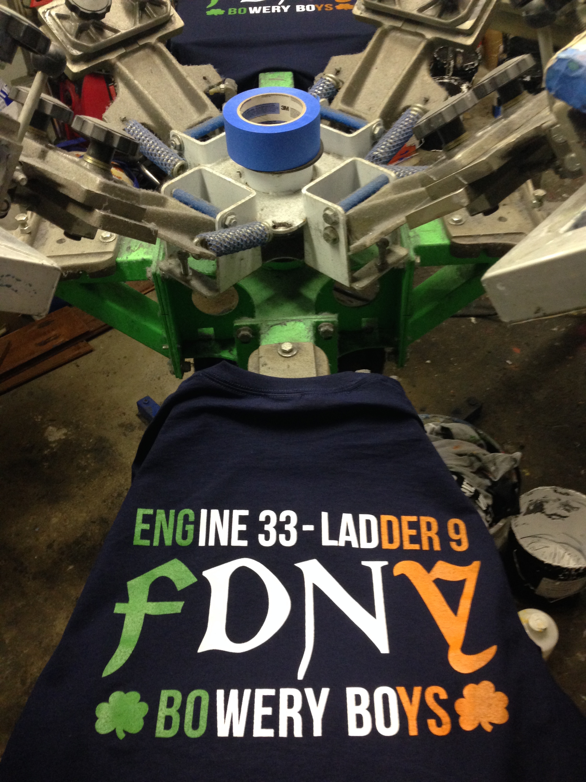 Custom silk screening