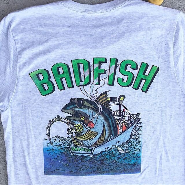 Stoked on this print👌 amazing art by @rockawaymilitia &amp; layout by @el_squid 🙌🔥🙌 thanks for the work the crew is grateful 🙏Boyz hope y&rsquo;all score big game all year long 🤙😃 #customprinting#printlocal#thankyou#getinvolved#badfish#tuna#fi
