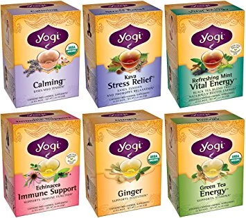 Yogi Tea I really don't need as much caffeine as I think I do. Sean would say the same thing. During our detox, we couldn't drink coffee and so we started drinking tea. It's become routine to drink the Relaxed Mind and wow does it do exactly that. Relaxing my mind is no easy feat, especially being on the computer so much during the day, so I appreciate the extra help! Some have caffeine and some don't, so when I need that extra kick I can get it. But when I just want to warm up in the afternoon, I can do a cup of non-caffeinated. My current favorites are: relaxed mind, peppermint, and mango ginger.