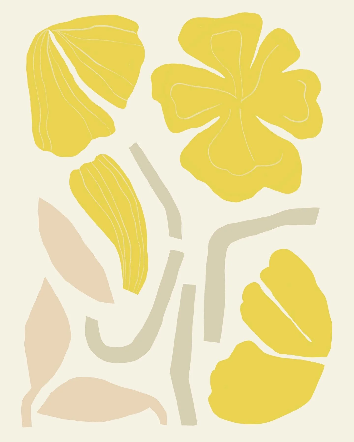 Dancing pumpkin flowers ~ 🌼 yellow with neutrals is my new colour crush
.
.
.
@slowdownstudio #slowdownartcomp2020 #illustration #cutouts #composition #itsnicethat #throwdesign #artcomp
