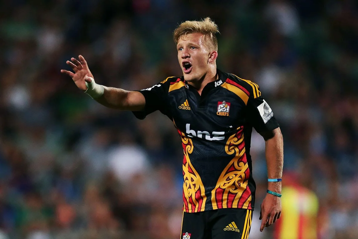Damien McKenzie playing for the Chiefs in 2017. Photo: Unknown.