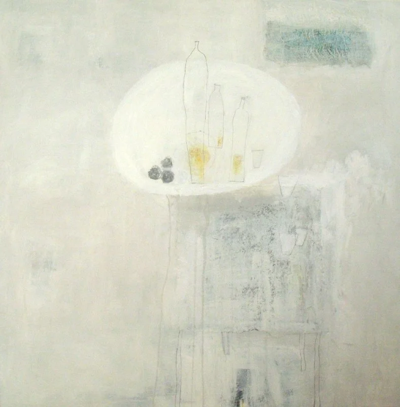 white platter