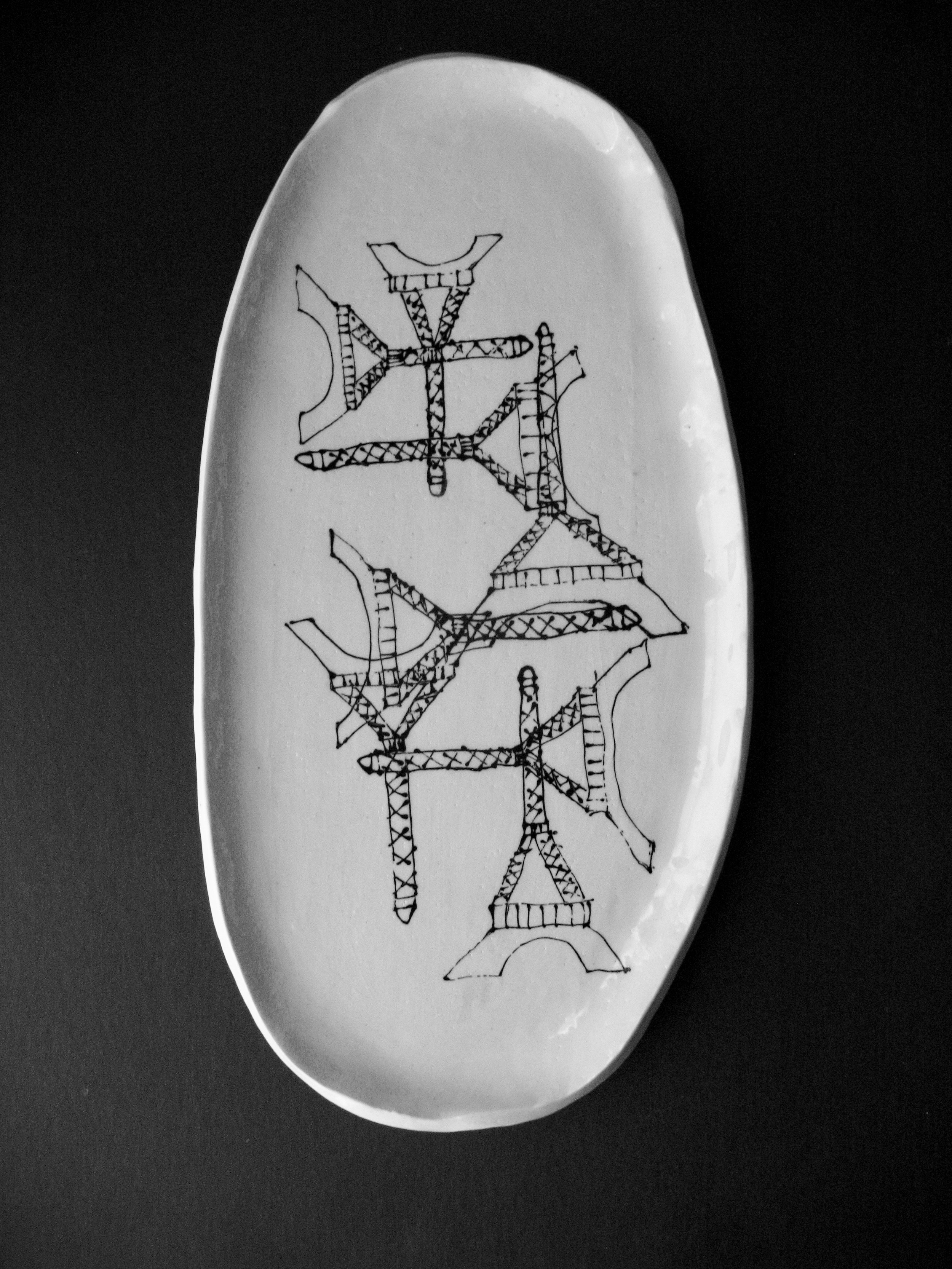 Eiffel tower platter