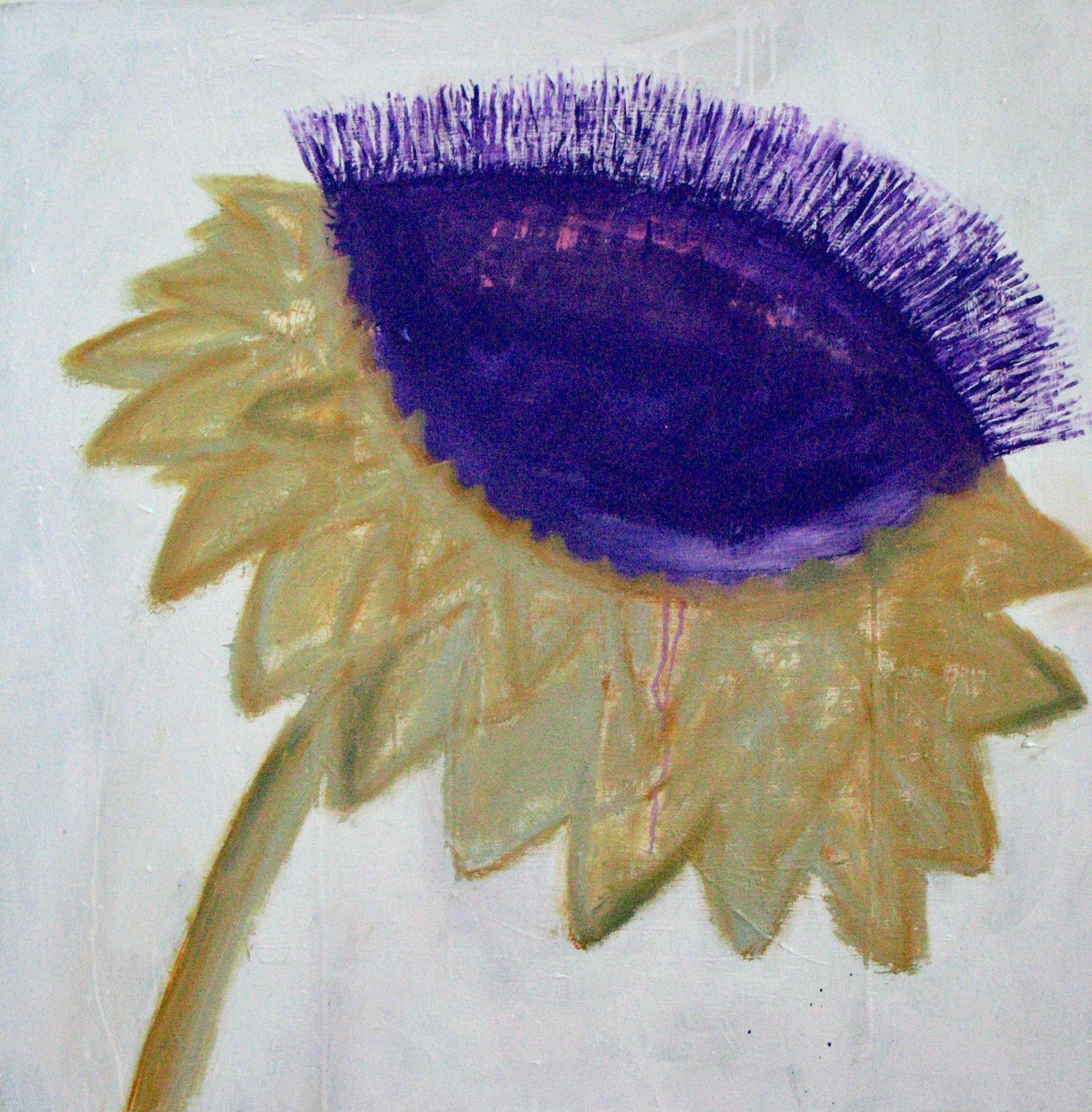 une fleur d'artichaut