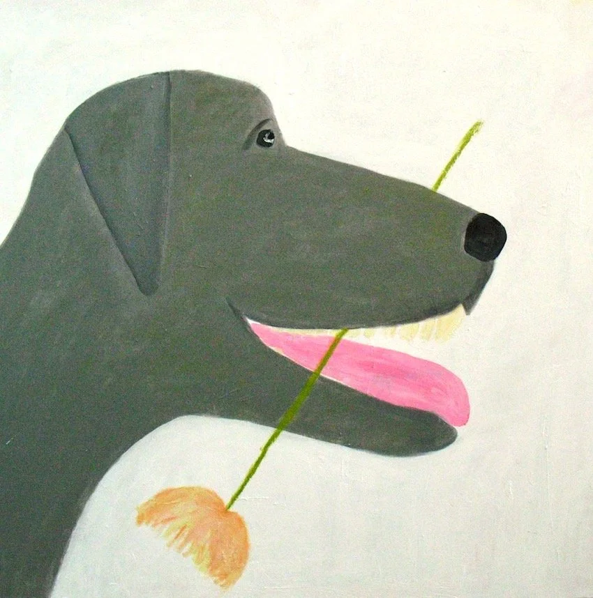 dog in love