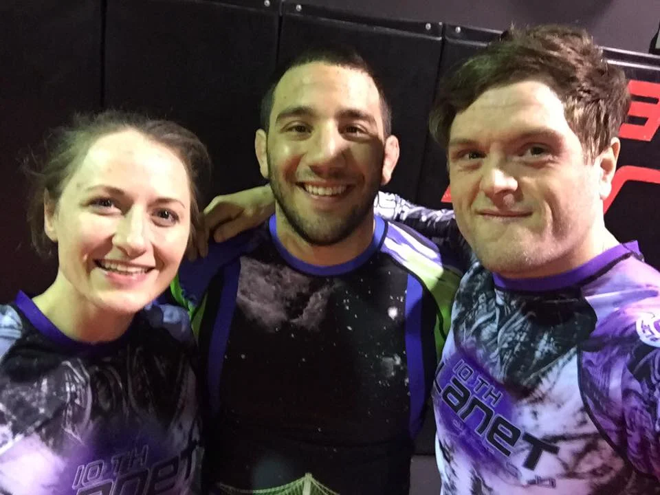 10th Planet Hobart's Nat & Jem with Jiu Jitsu Champion DENNY PROKOPOS