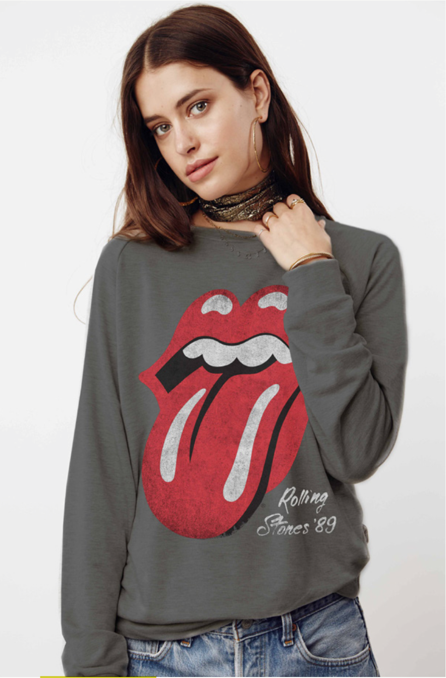 Large Tongue 89 Tour Sweatshirt $110