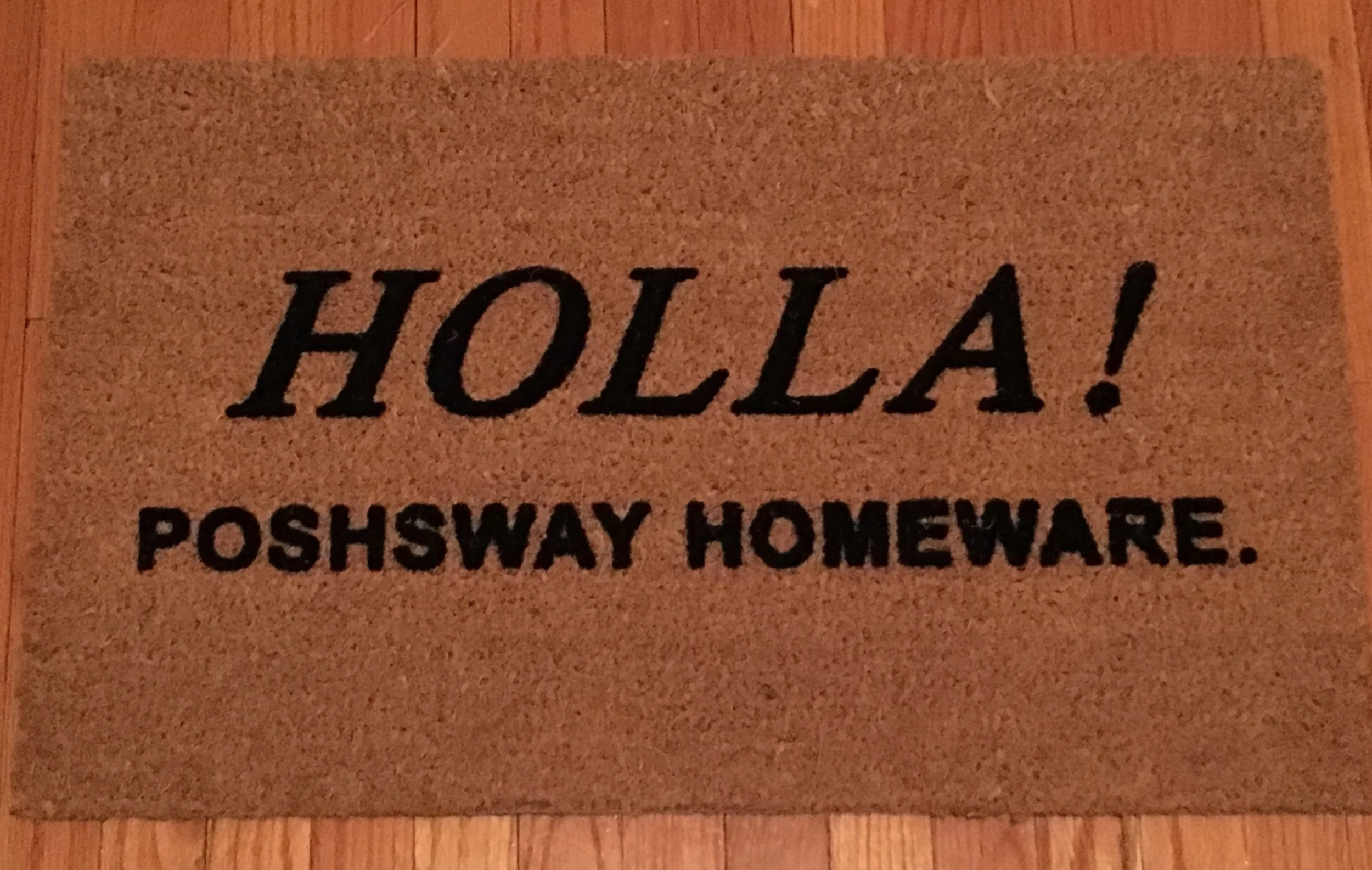 HOLLA! DOOR MAT