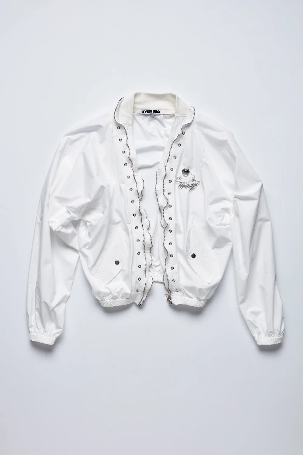 WAVY ZIP-UP BLOUSON — HYEIN SEO