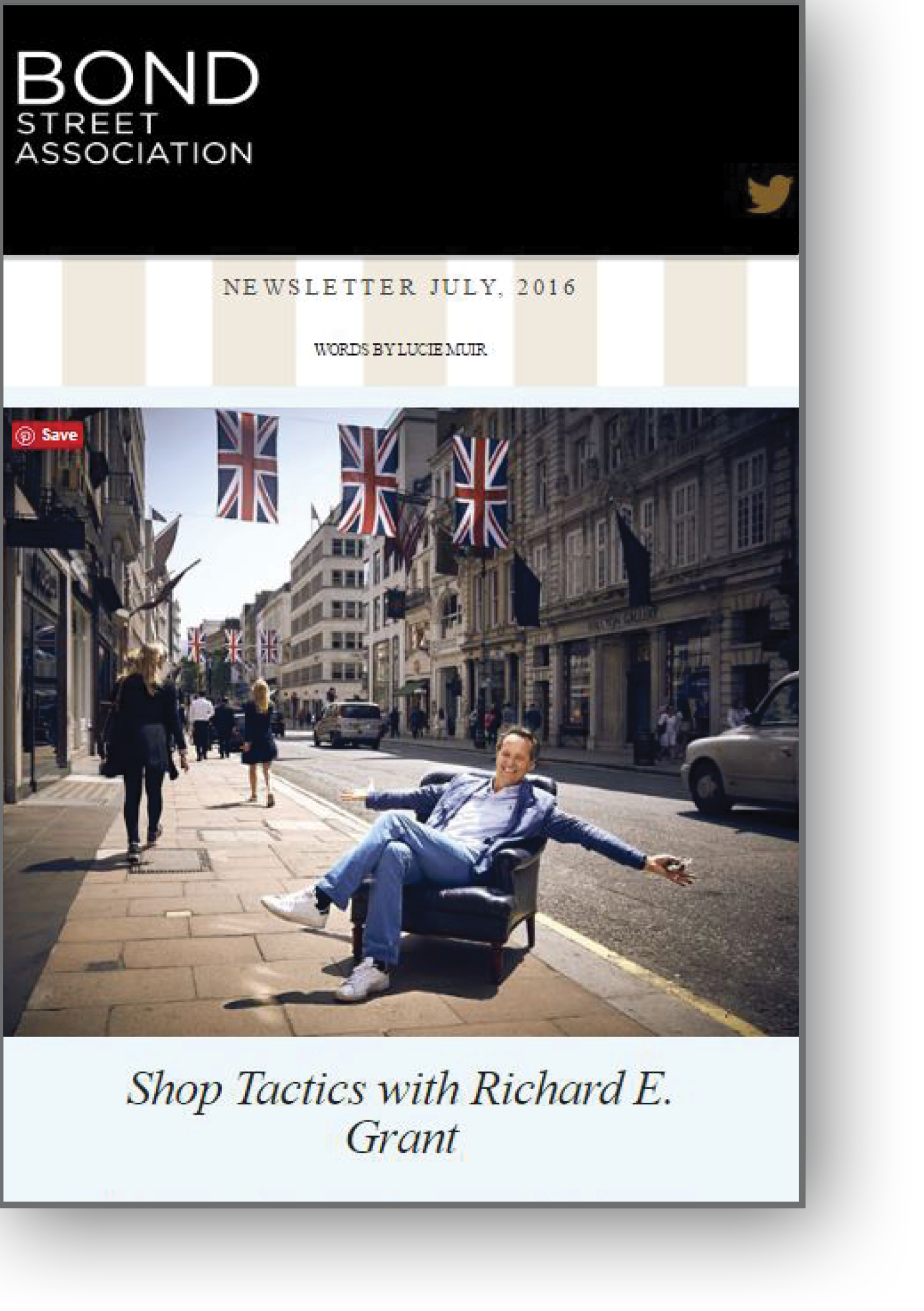 Shop Tactics with Richard E Grant