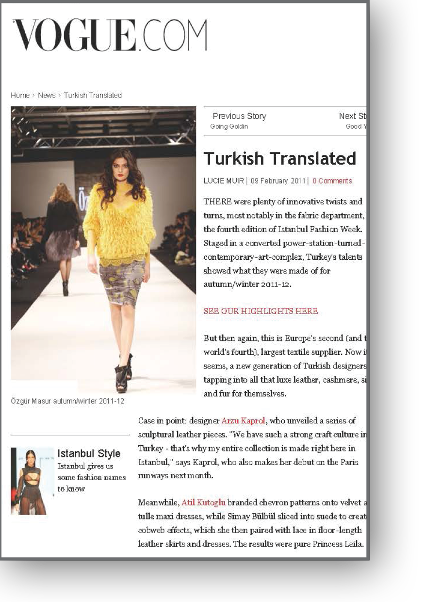 Istanbul Fashion Week Roundup by Lucie Muir