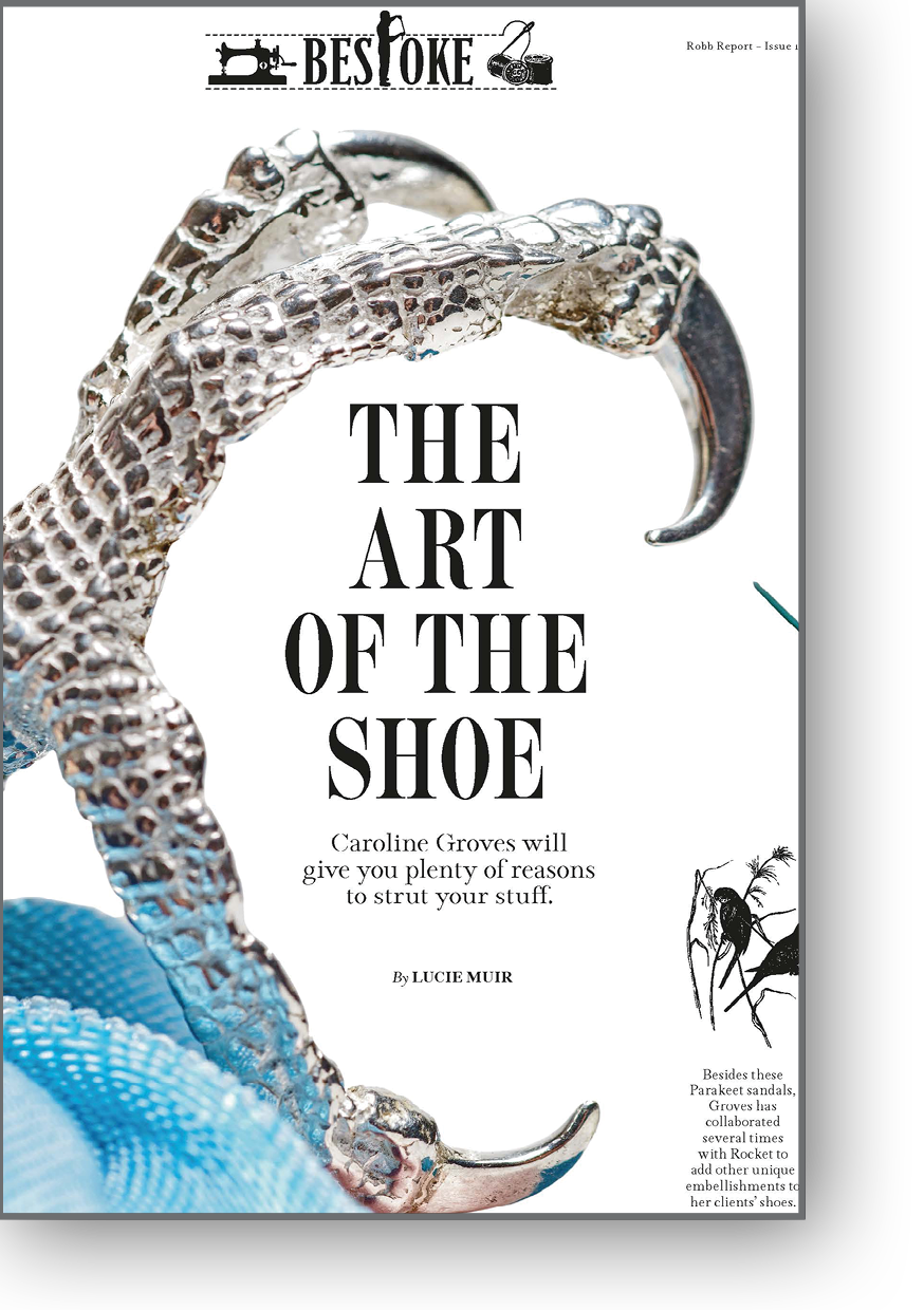 The Art of the Shoe, Caroline Groves written by Lucie Muir
