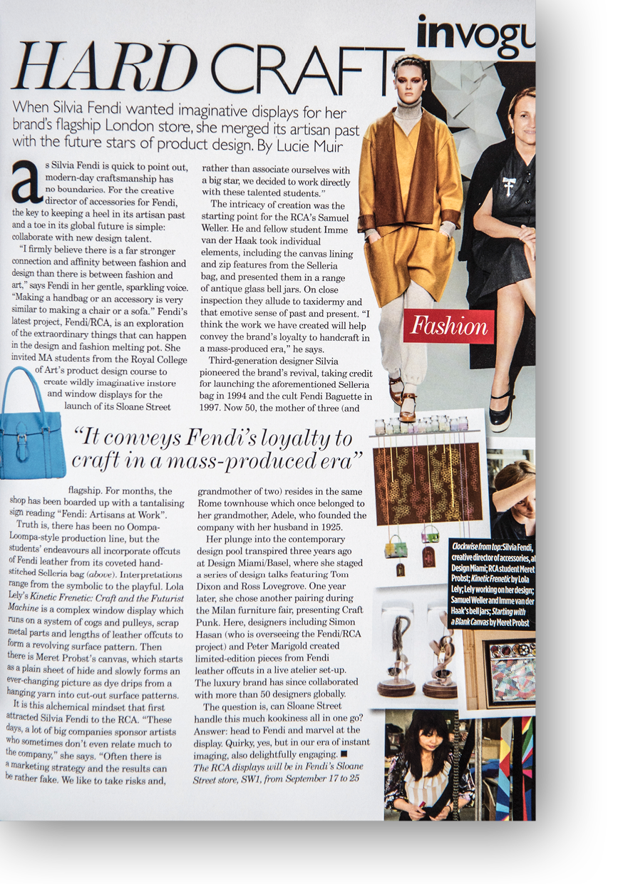 Article on Fendi for British Vogue