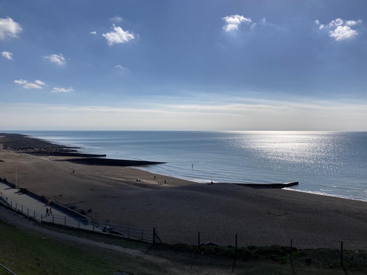 Sky, sea, beach #saltdean #Brighton