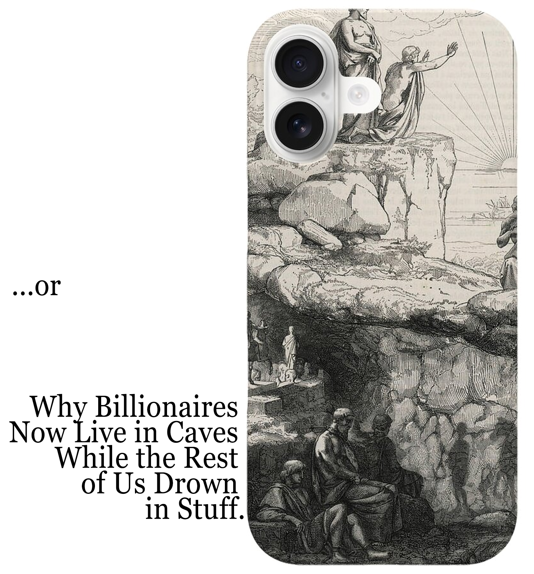 [luxury in the 'modern palaeolithic'] 