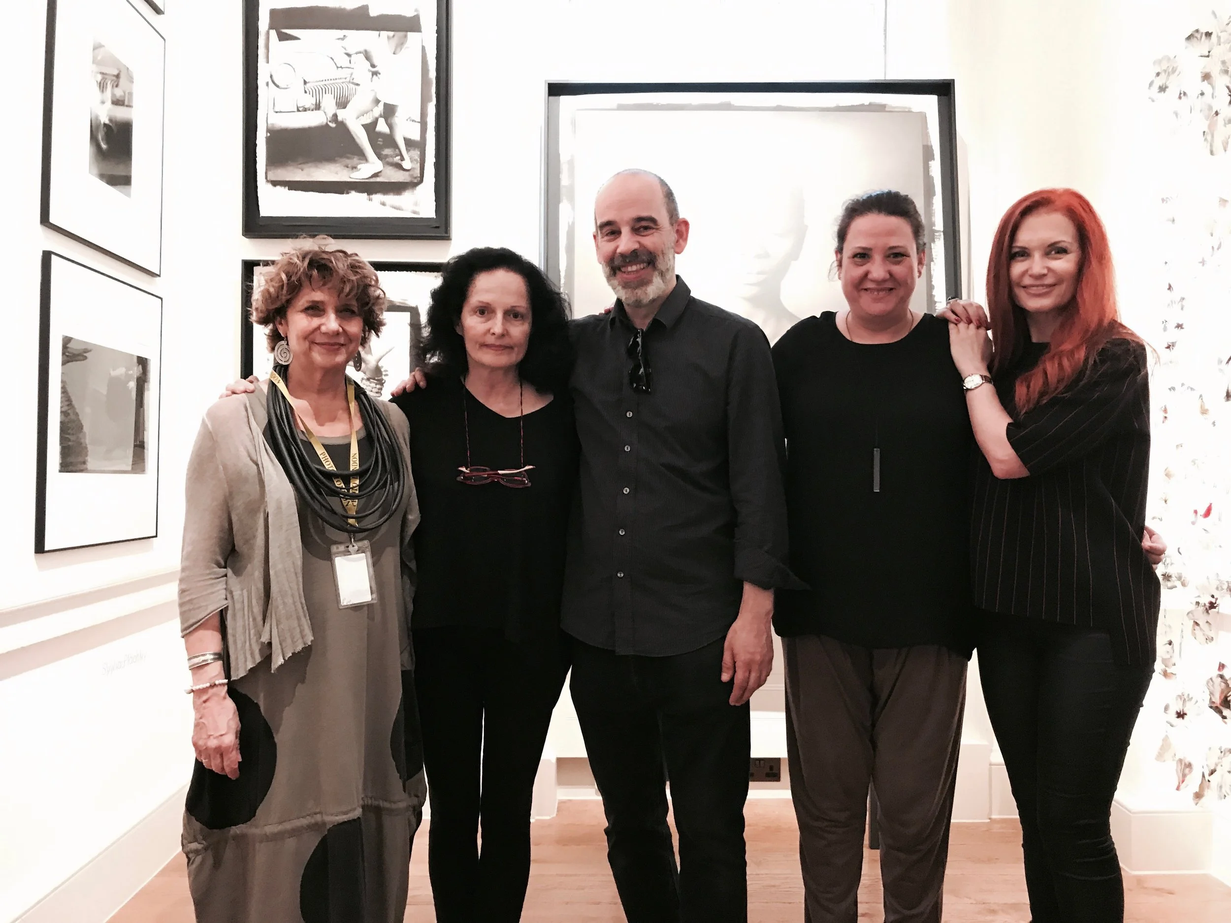 Blanca Berlín, Isabel Muñoz, un servidor, Natalia Yera y Candela Alvarez.