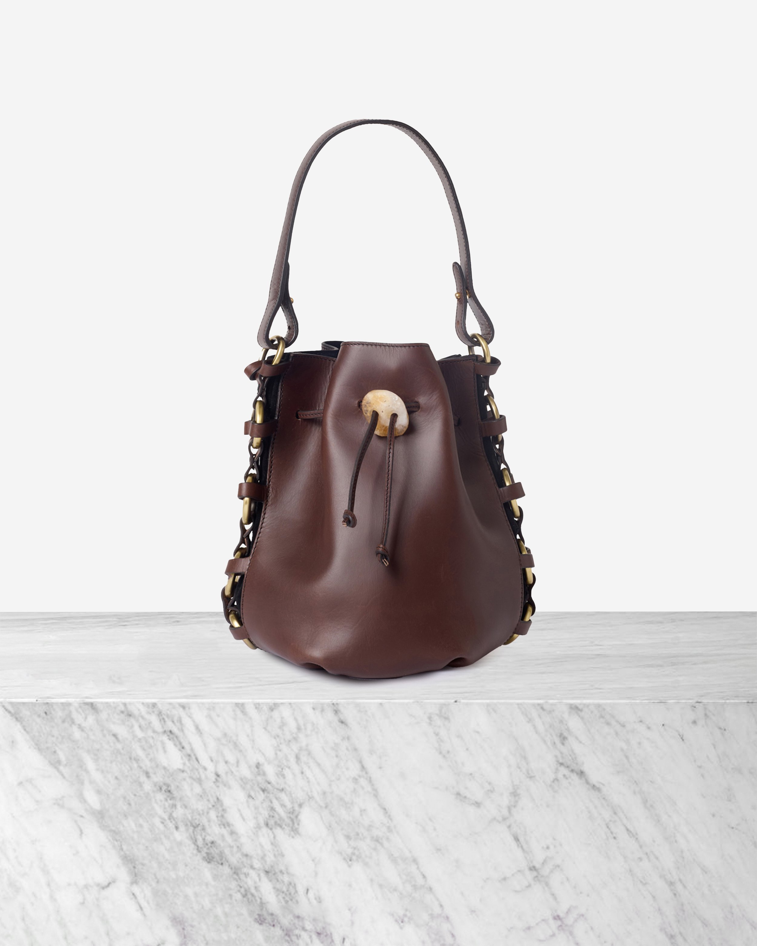Desmós | Dark brown vacchetta leather | PRE-ORDER