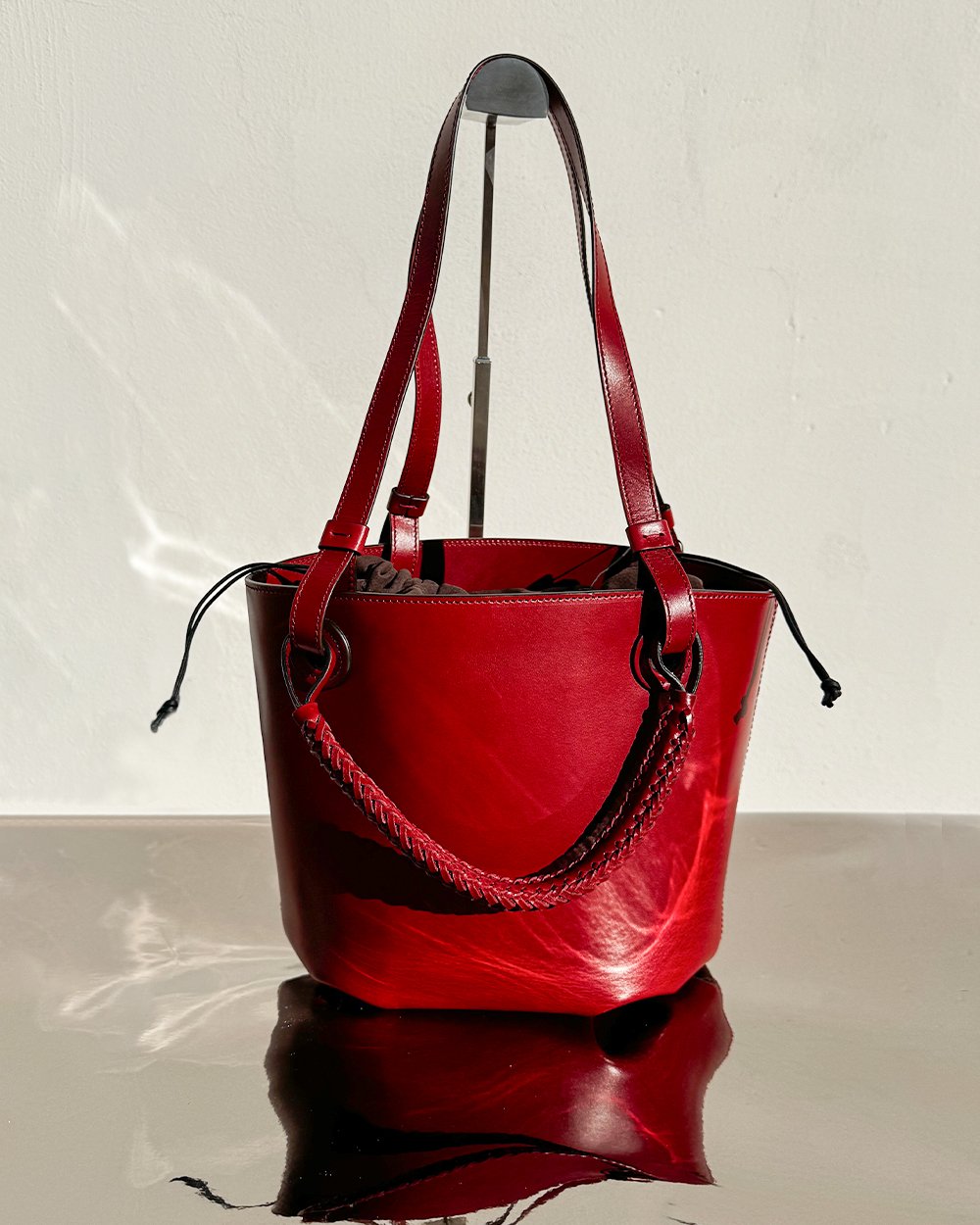 PANGEA | Oxblood Red Vacchetta Leather