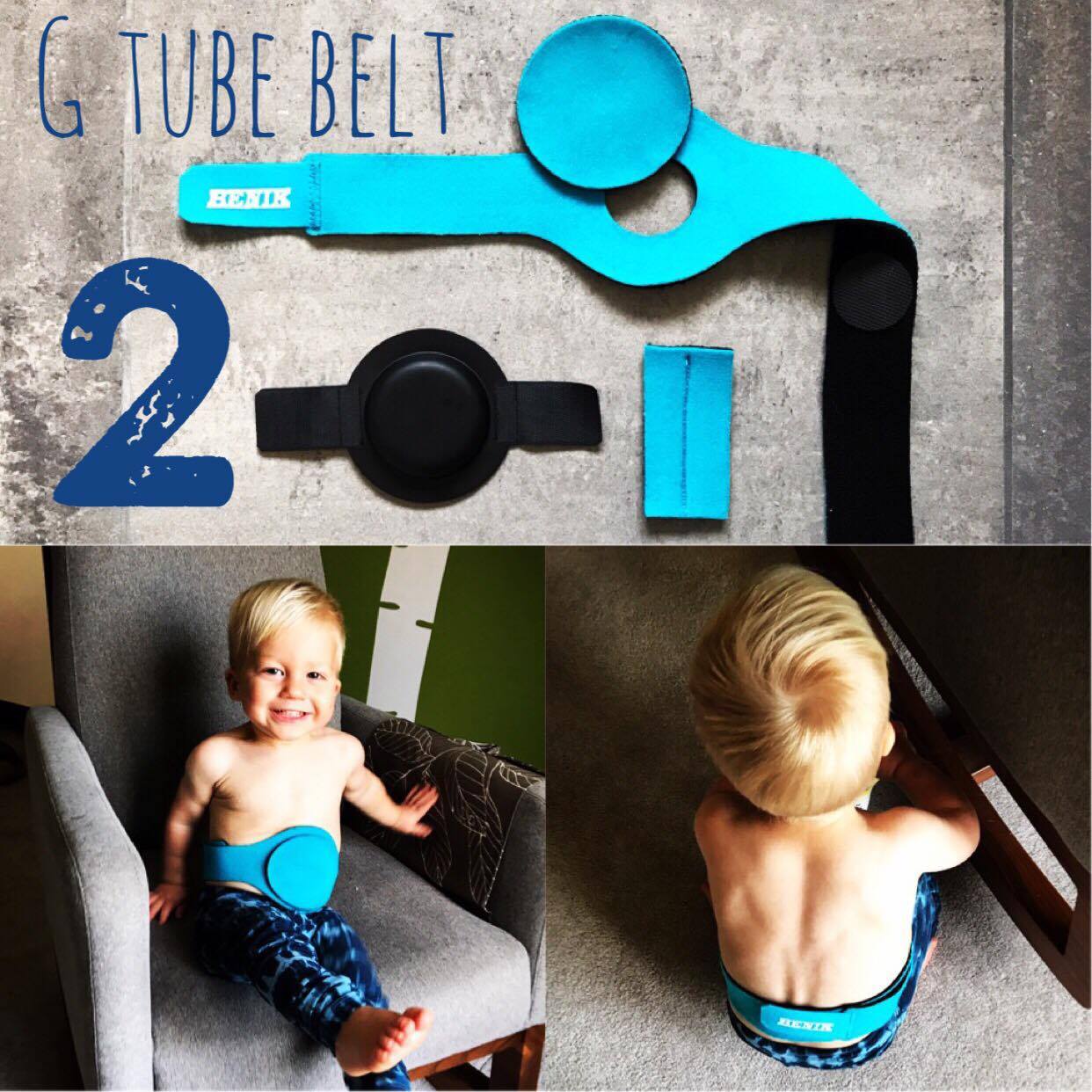 G Tube Tummy Time Pillow Adjustable Feeding Tube Belt Pad with a Hole for Babies Infants 