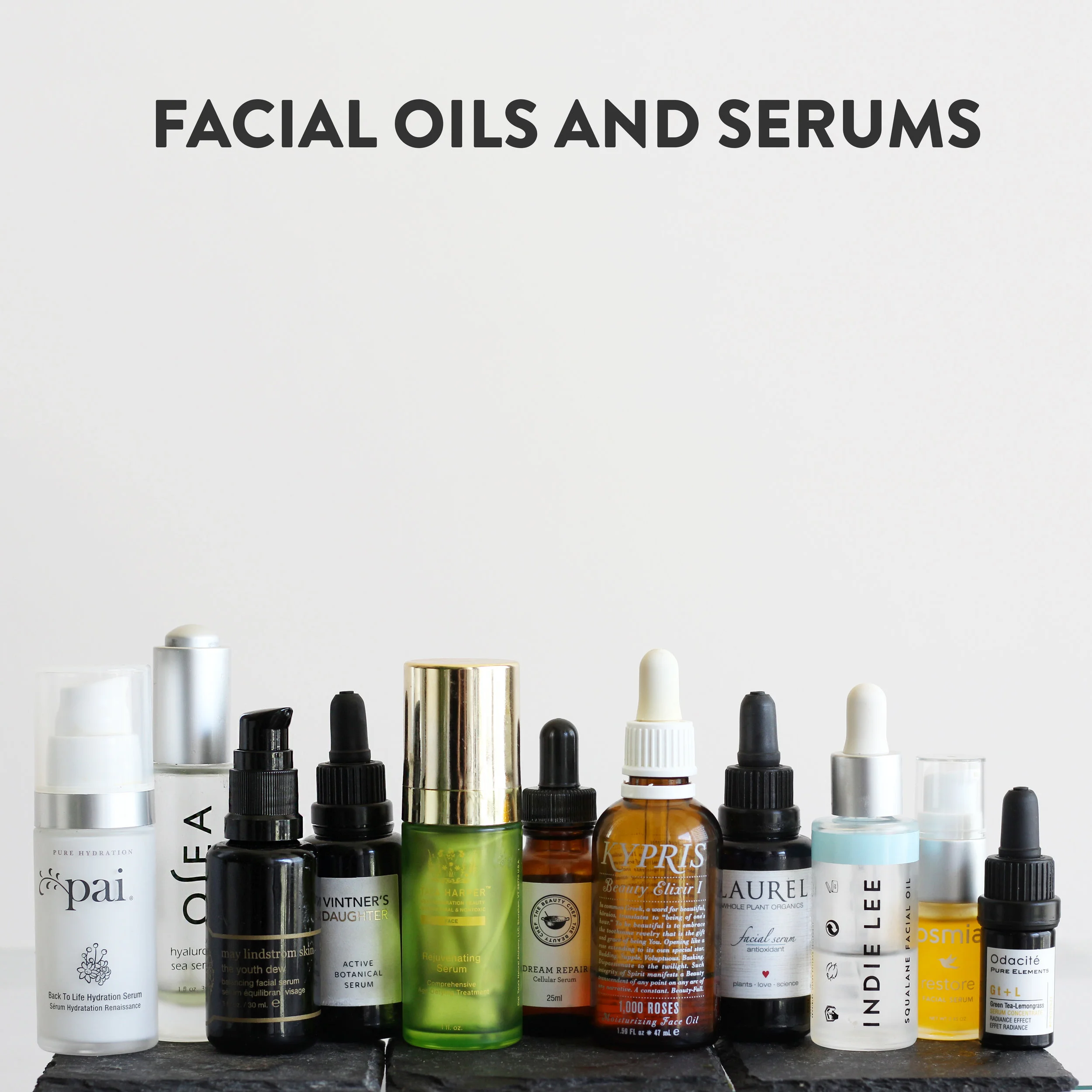 Face Oils and Serums