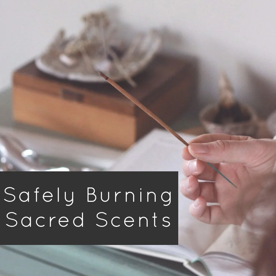 How to Safely Burn Sacred Scents