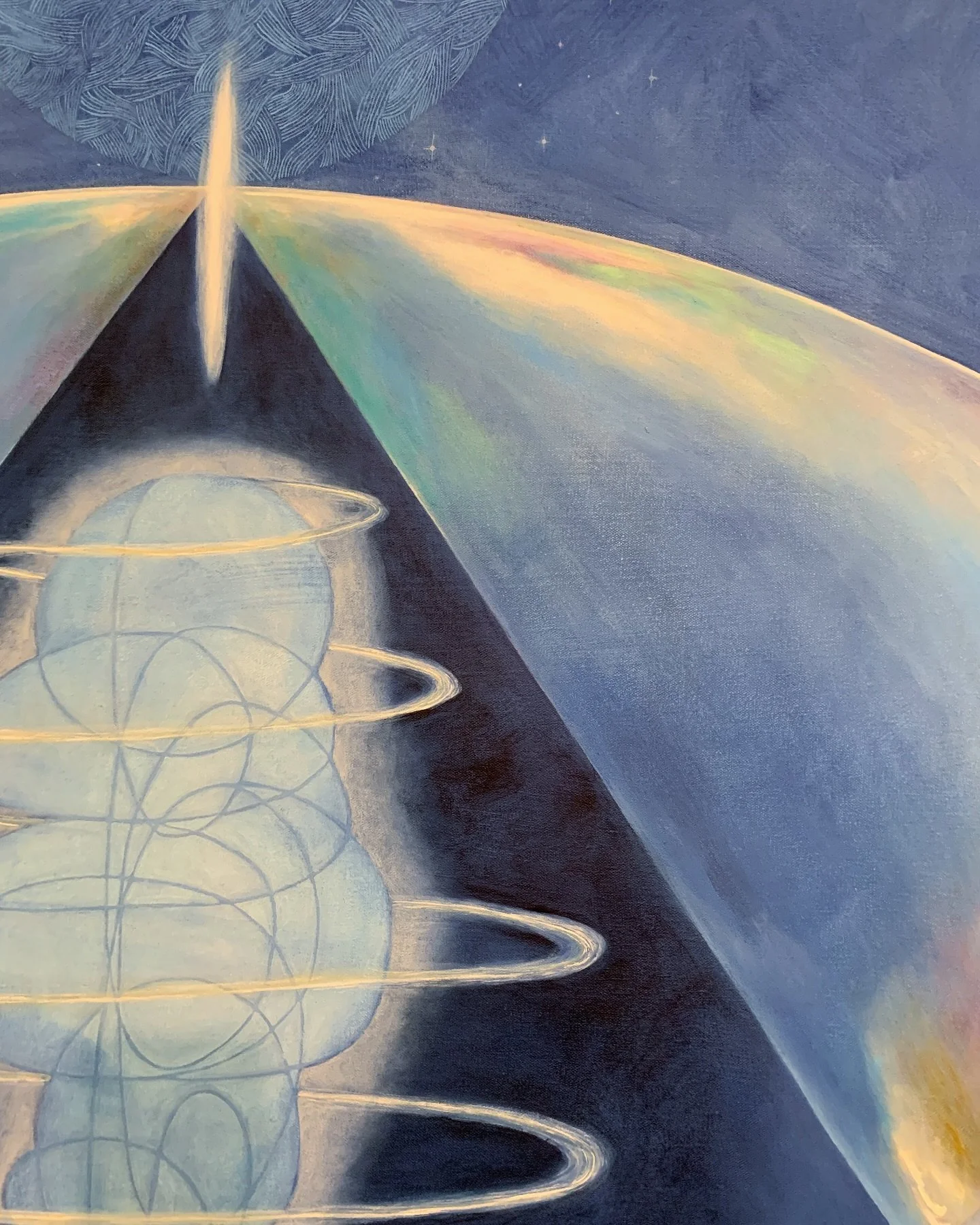 Prism, water, light. A glimpse  at what&rsquo;s in the studio atm. ☀️