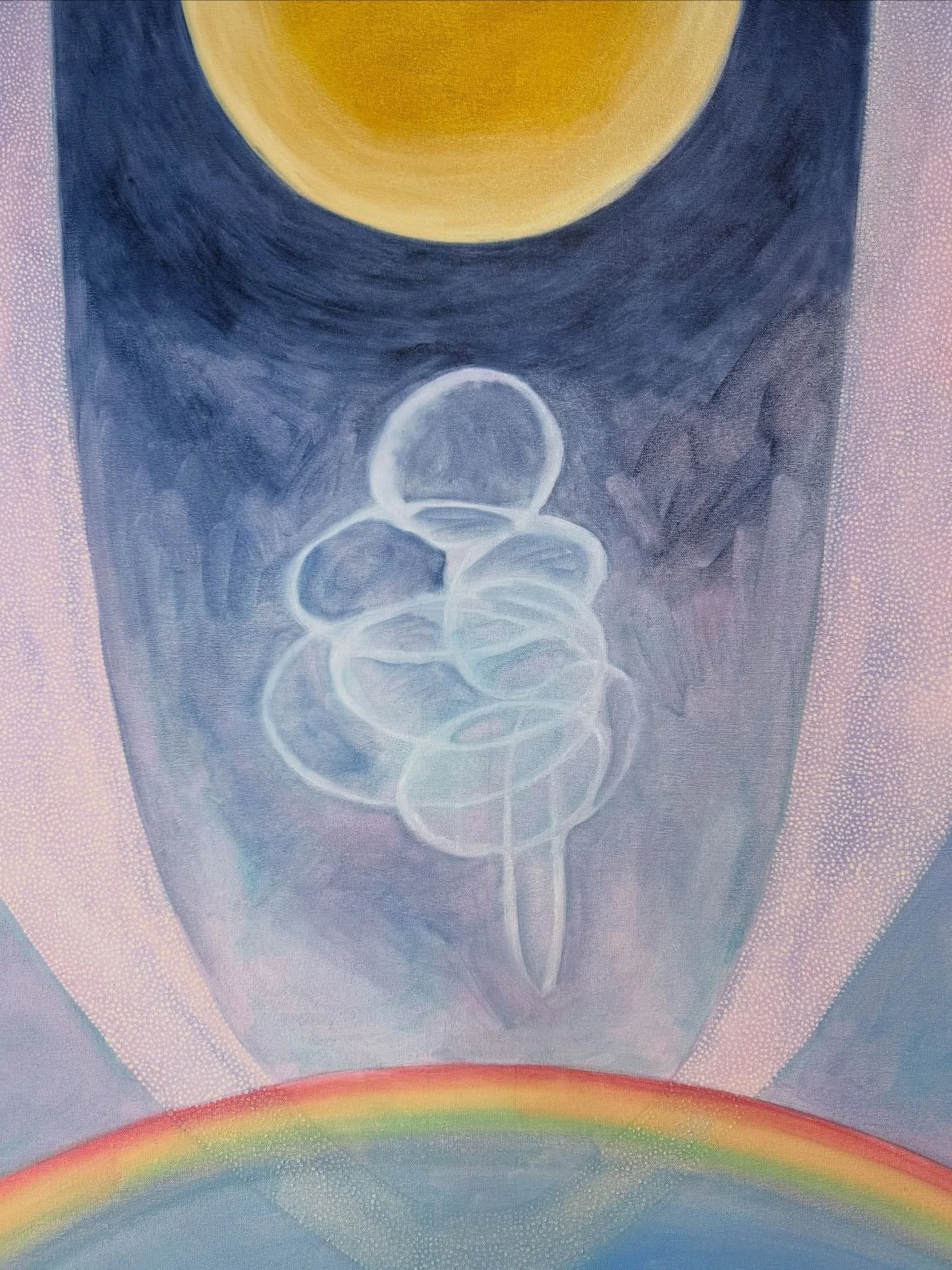 #WIP The mysteries of the Universe and water 🌌🌊 a really interesting subject within science and spirituality as it pertains to creation and life. How do you see the relationship of the two? 

#wipart #waterislife #rainbow #noah