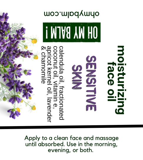 Moisturizing Face Oil for Sensitive Skin