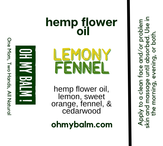 Scalp & Hair Oil: Lemony Fennel
