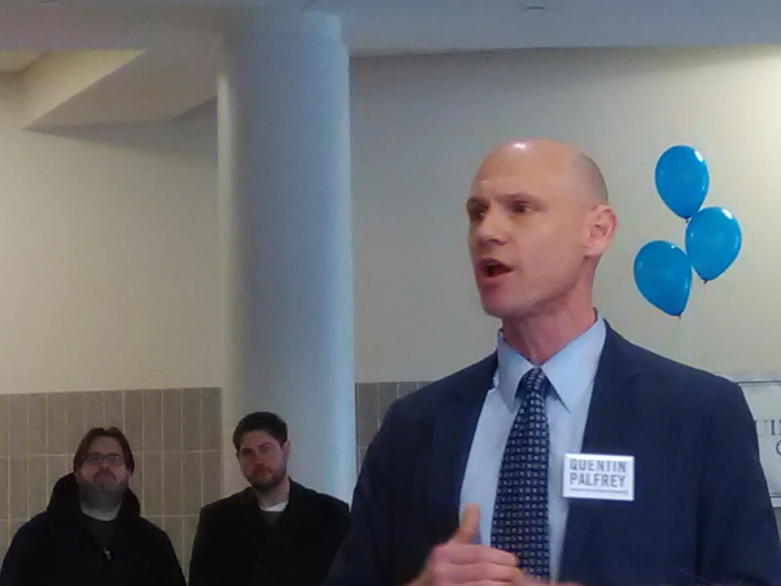 Quentin Palfrey, candidate for Lieutenant Governor