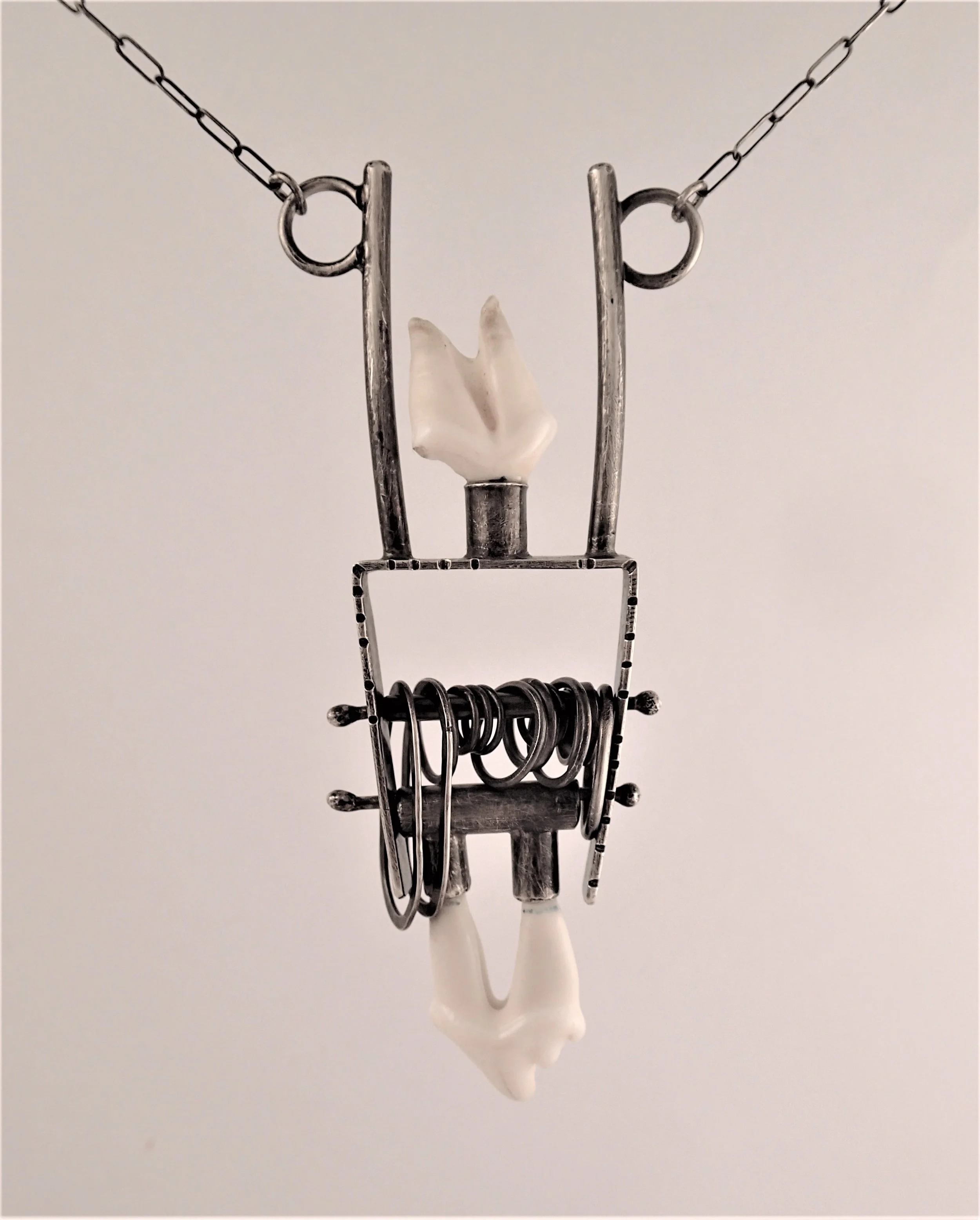 Double Tooth Necklace