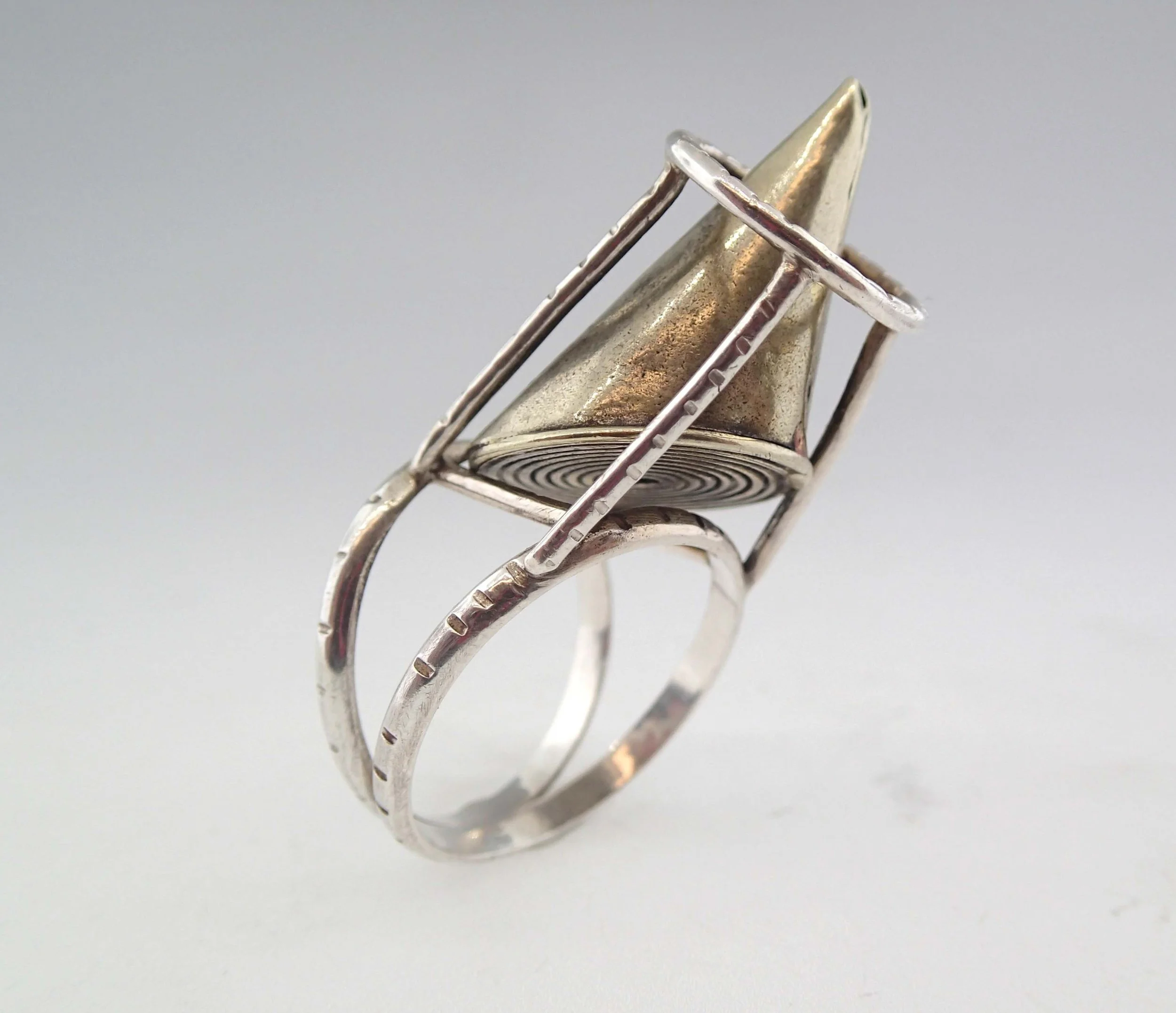 Gold Spike Ring