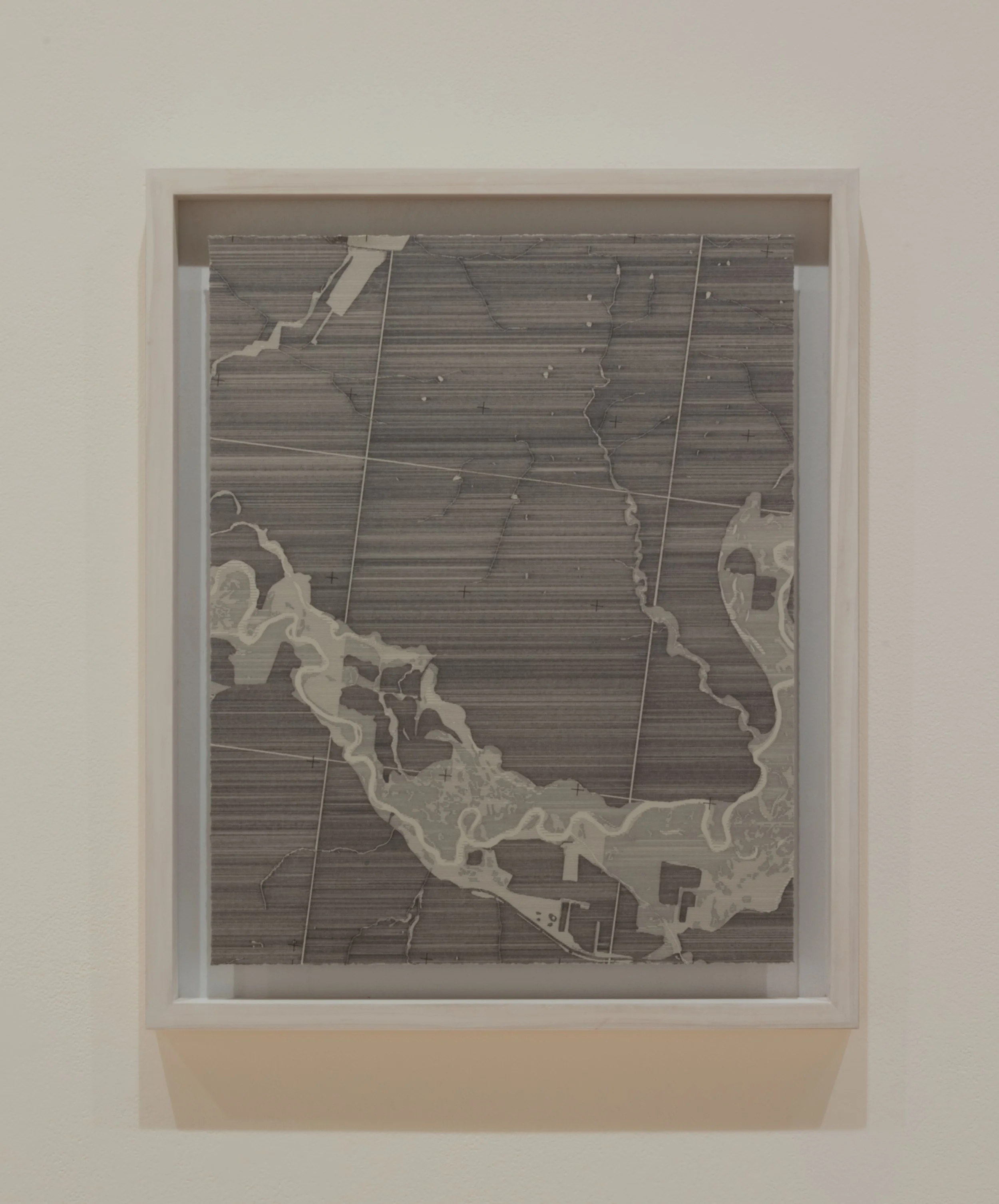 plotted pen, 20 x 16 inches