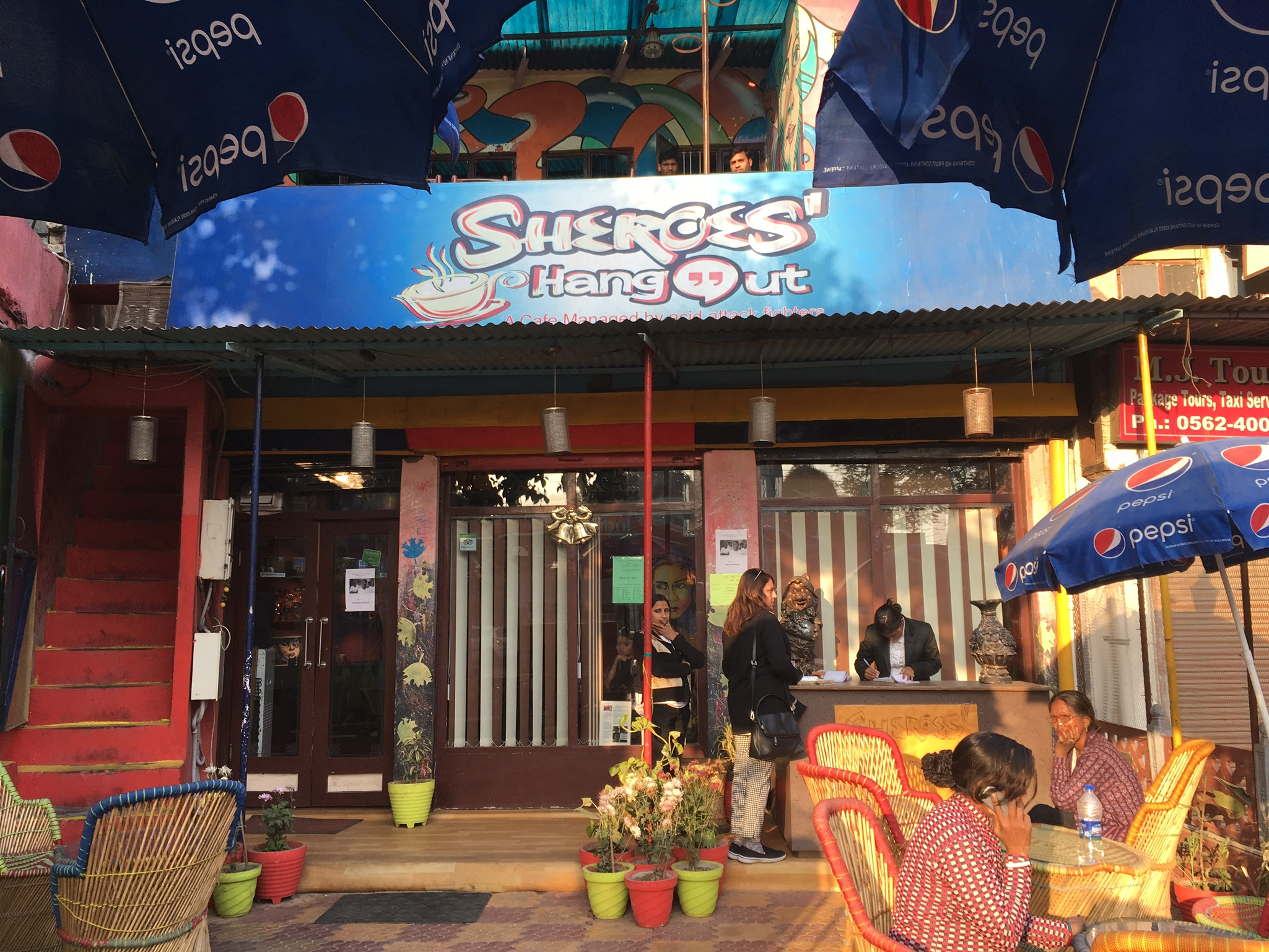 The Sheroes Hangout storefront