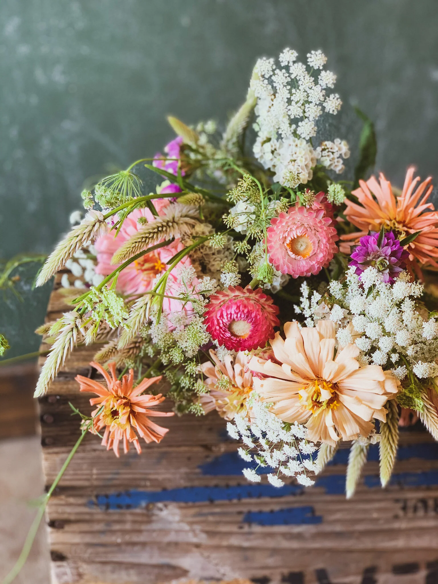 Six Bouquet Punch Card